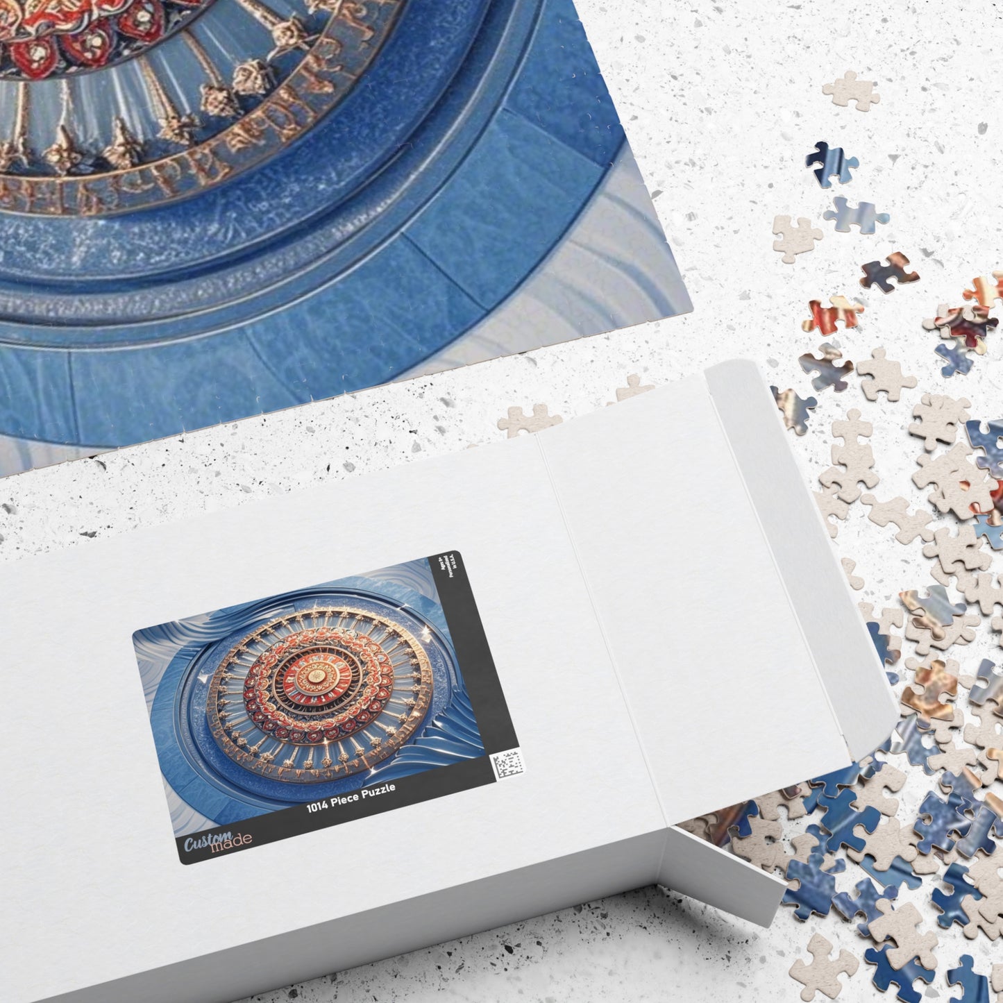 Intricate Mandala Puzzle - Mindful Fun, Home Decor, Gift for Puzzle Lovers, Family Activity, Meditation Aid