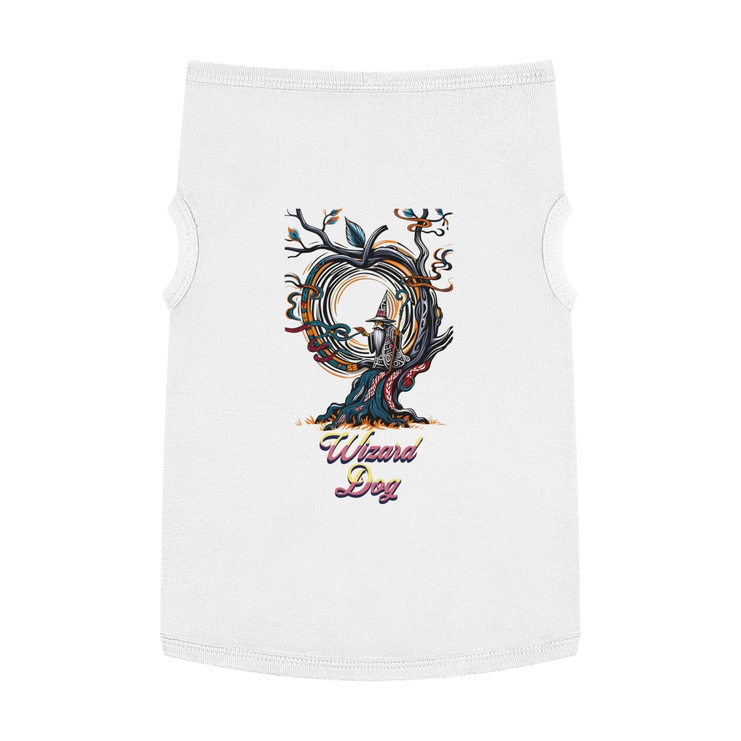 Wizard Dog Pet Tank Top, Cute Dog Shirt, Pet Apparel, Adorable Pet Gift, Dog Lover Gift, Halloween Dog Costume