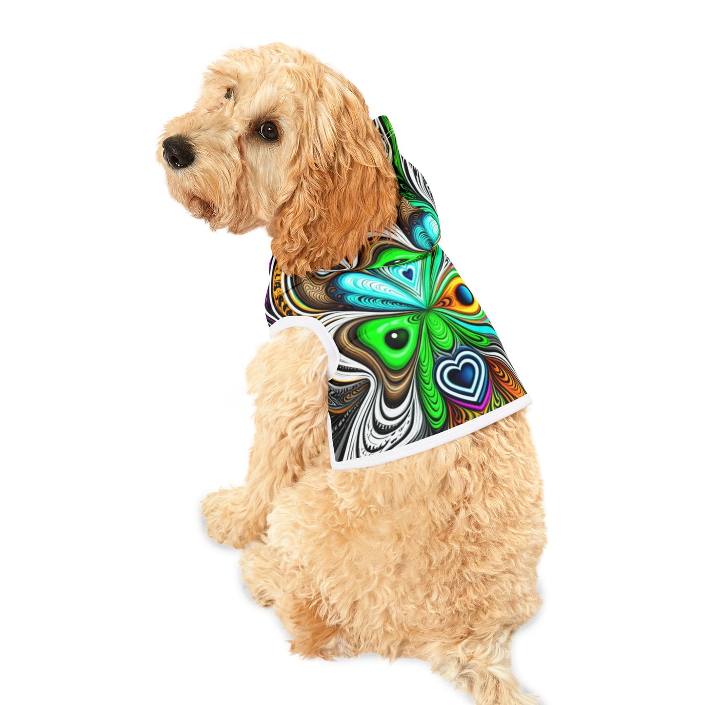 Colorful Pet Hoodie for Stylish Dogs and Cats, Fun Pet Apparel, Pet Gifts, Cozy Pet Wear, Vibrant Animal Clothing