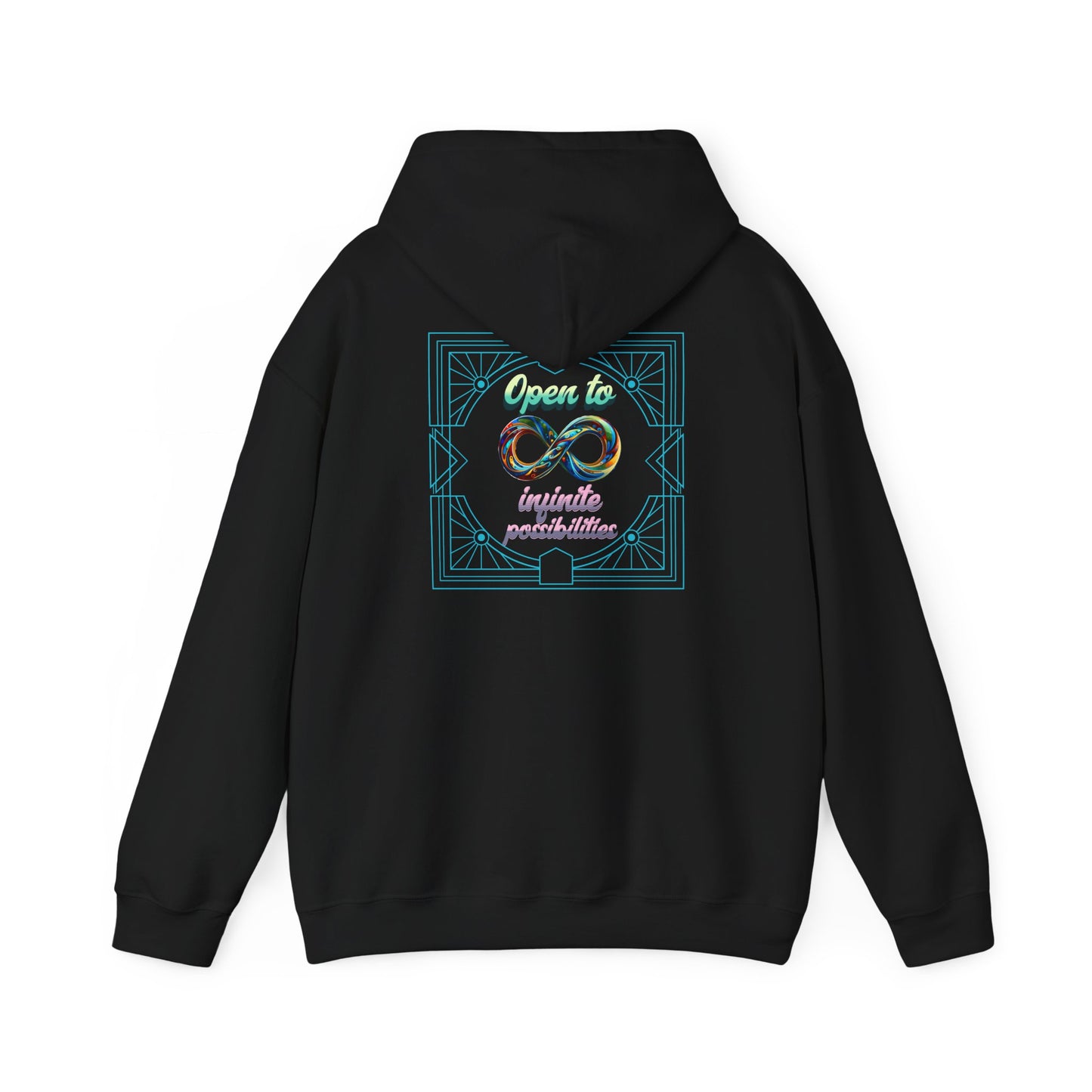 Infinite Possibilities Unisex Heavy Blend Hooded Sweatshirt, Cozy Hoodie, Gift for Her/Him, Casual Wear, Inspirational Sweatshirt