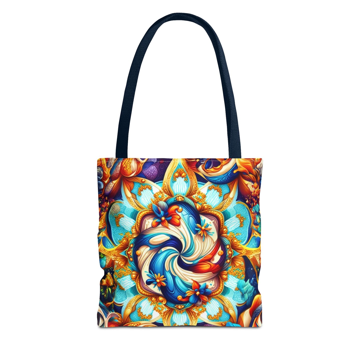 Vibrant Floral Tote Bag – Stylish Reusable Shopping Bag, Boho Beach Tote, Eco-Friendly Gift, Art-Inspired Carry-All