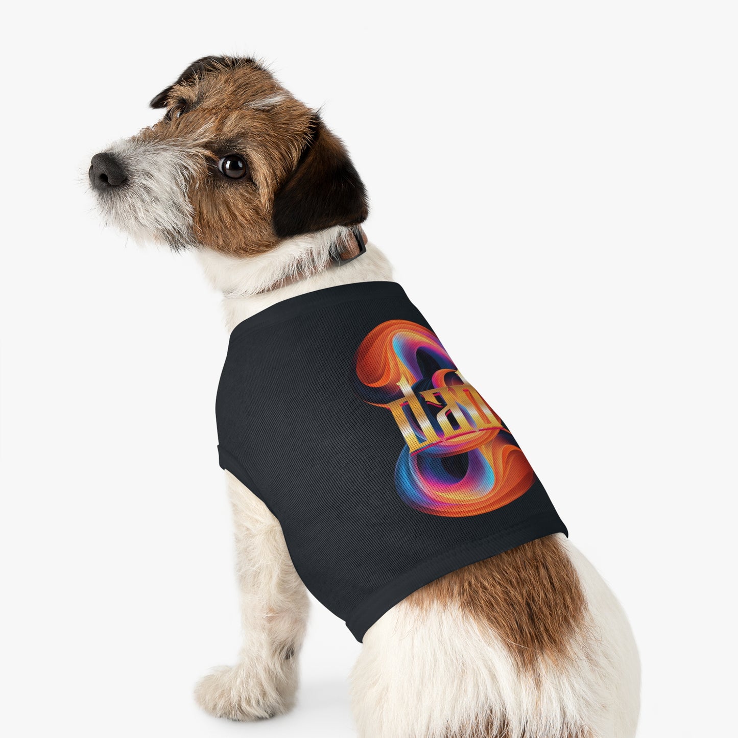 Vibrant Pet Tank Top with Colorful Design, Funny Pet Shirt, Dog Apparel, Cat Clothing, Pet Fashion, Summer Wear
