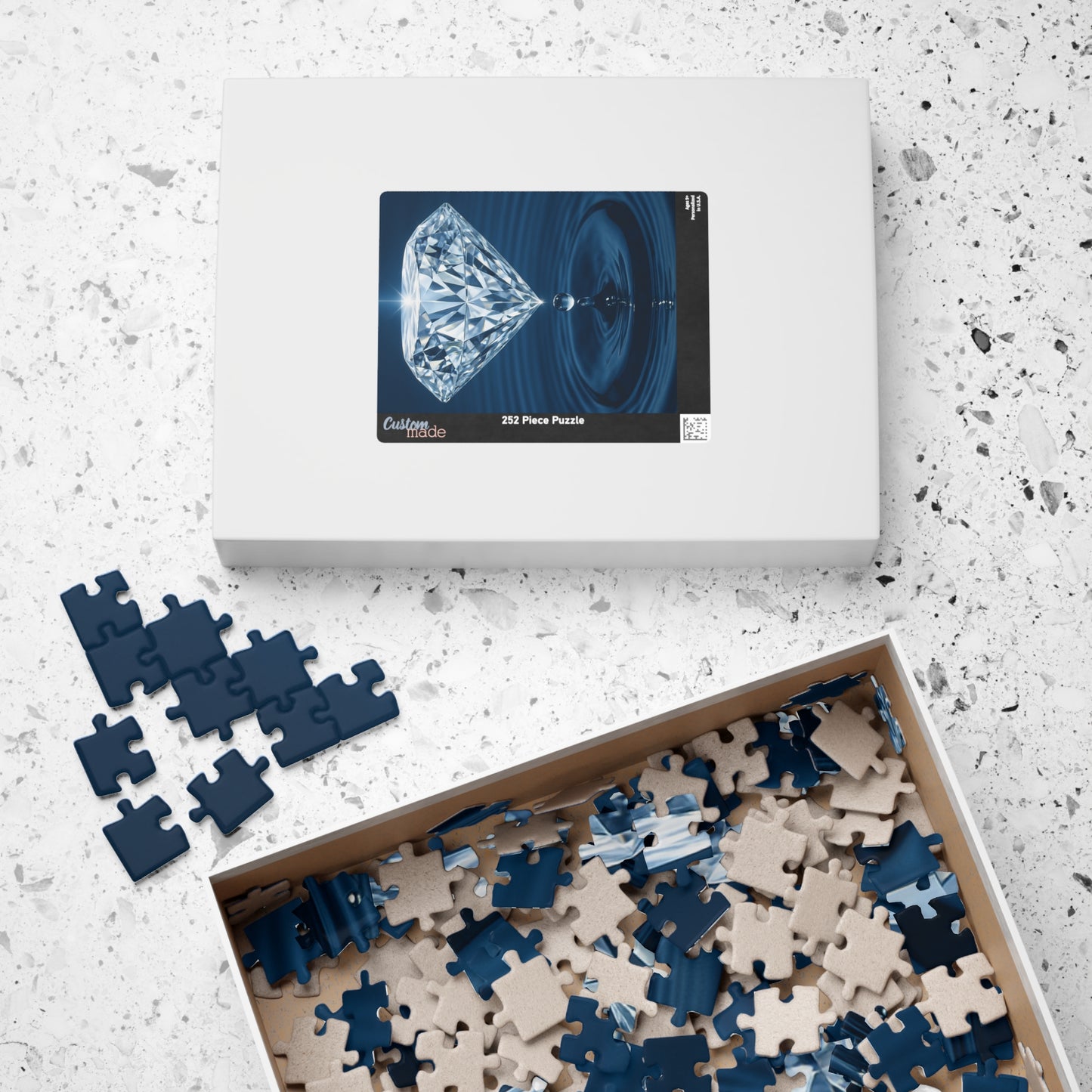 Sparkling Diamond Puzzle - 110 to 1014 Pieces, Perfect Gift for Family, Game Night, Collectors, Home Decor, Stress Relief