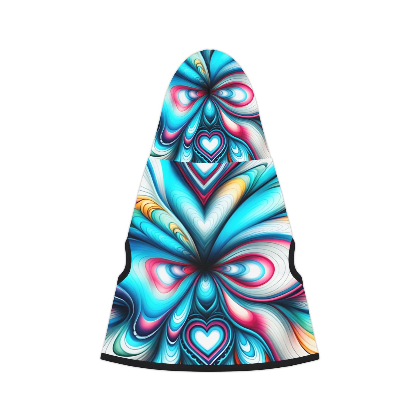 Vibrant Pet Hoodie Dogs and Cats, Cozy Furry Fashion, Perfect Gift for Pet Lovers, Unique Design for Holidays