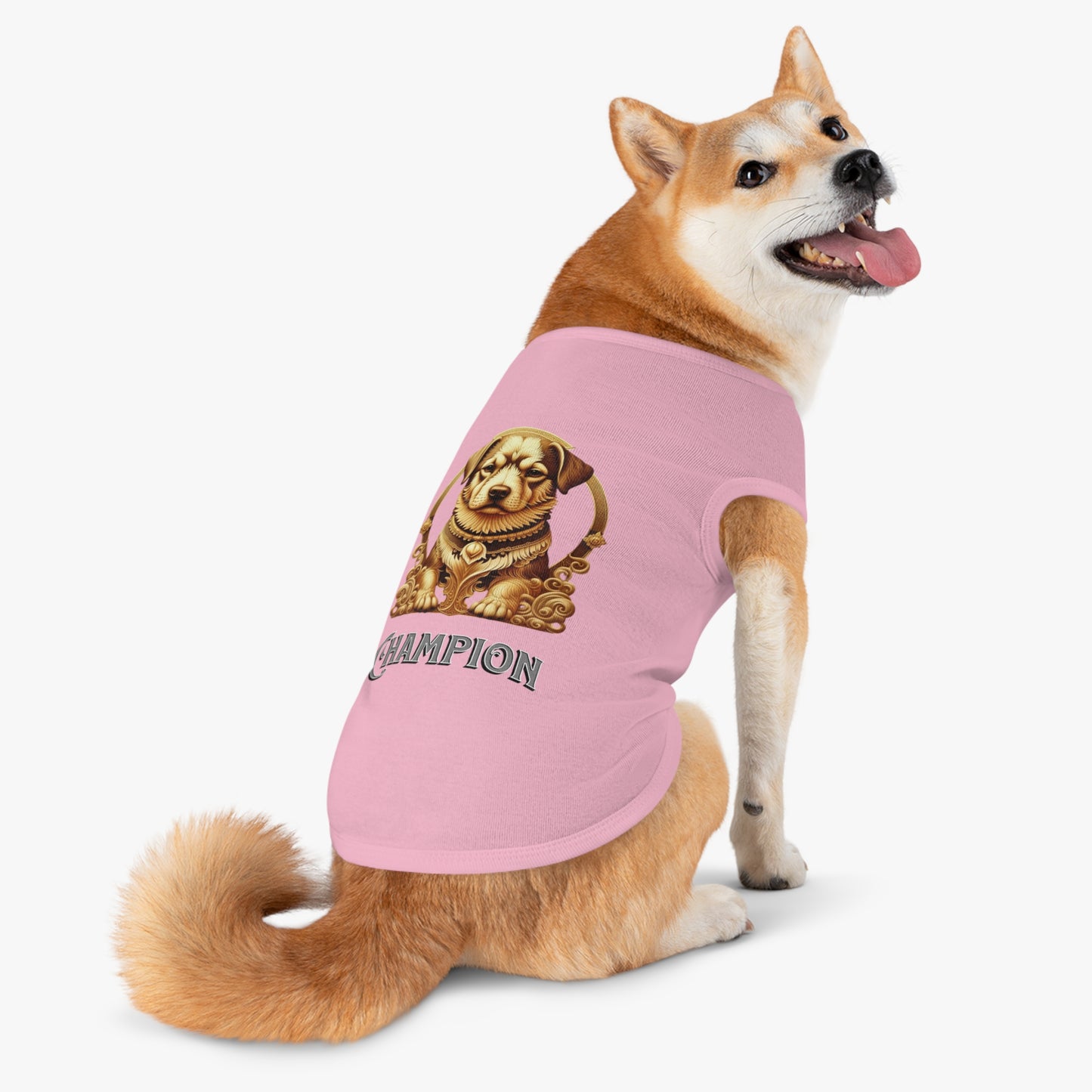 Champion Pet Tank Top for Dogs, Stylish Dog Apparel, Pet Summer Wear, Dog Costume, Gift for Dog Lovers
