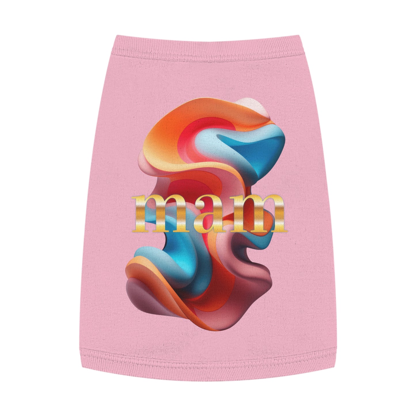Colorful Pet Tank Top for Summer Fun, Pet Apparel, Dog Fashion, Cute Dog Clothes, Gifts for Pet Lovers