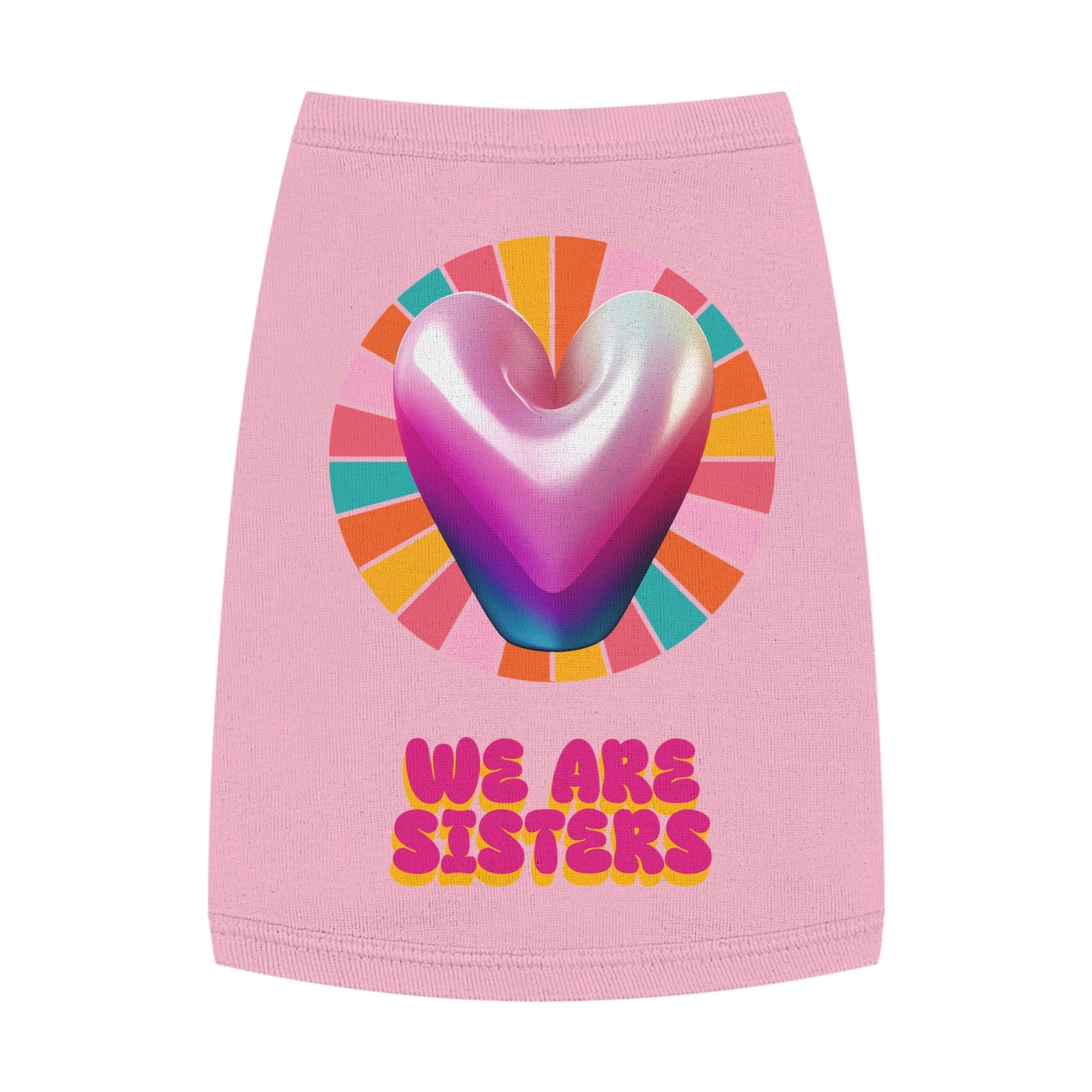 Joyful Pet Tank Top | We Are Sisters | Fun Dog Apparel, Summer Pet Wear, Cute Pet Gifts, Pet Fashion