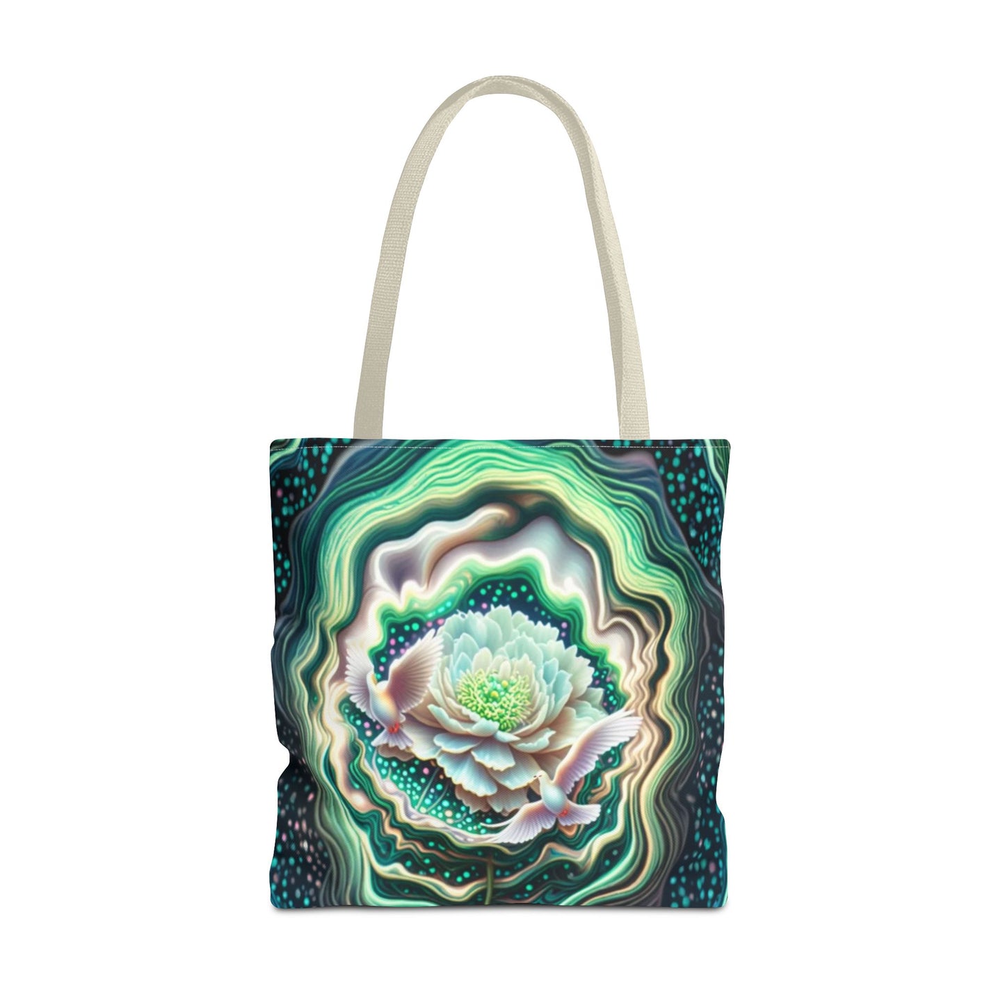 Floral Pattern Tote Bag, Eco-Friendly Shopping Bag, Art Tote, Gift for Mom, Beach Bag, Boho Flower Bag
