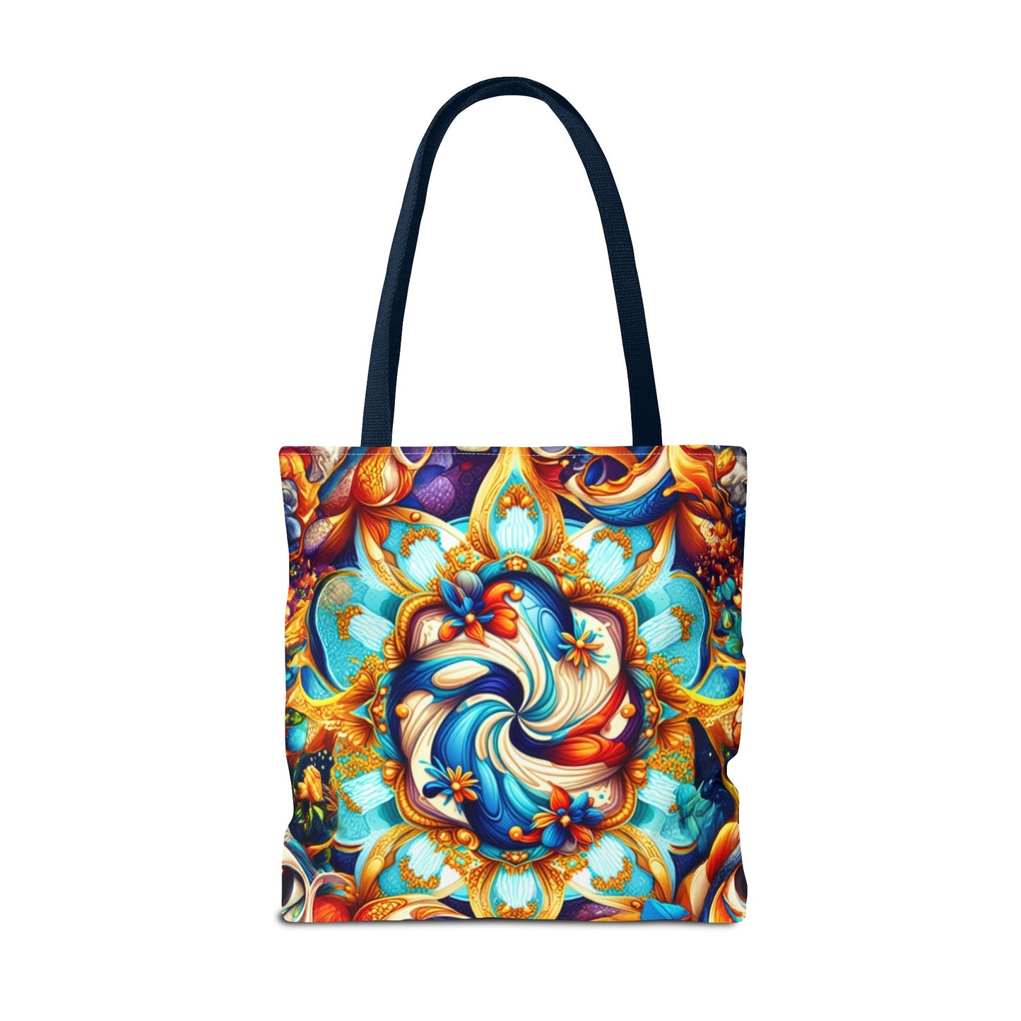 Vibrant Floral Tote Bag – Stylish Reusable Shopping Bag, Boho Beach Tote, Eco-Friendly Gift, Art-Inspired Carry-All