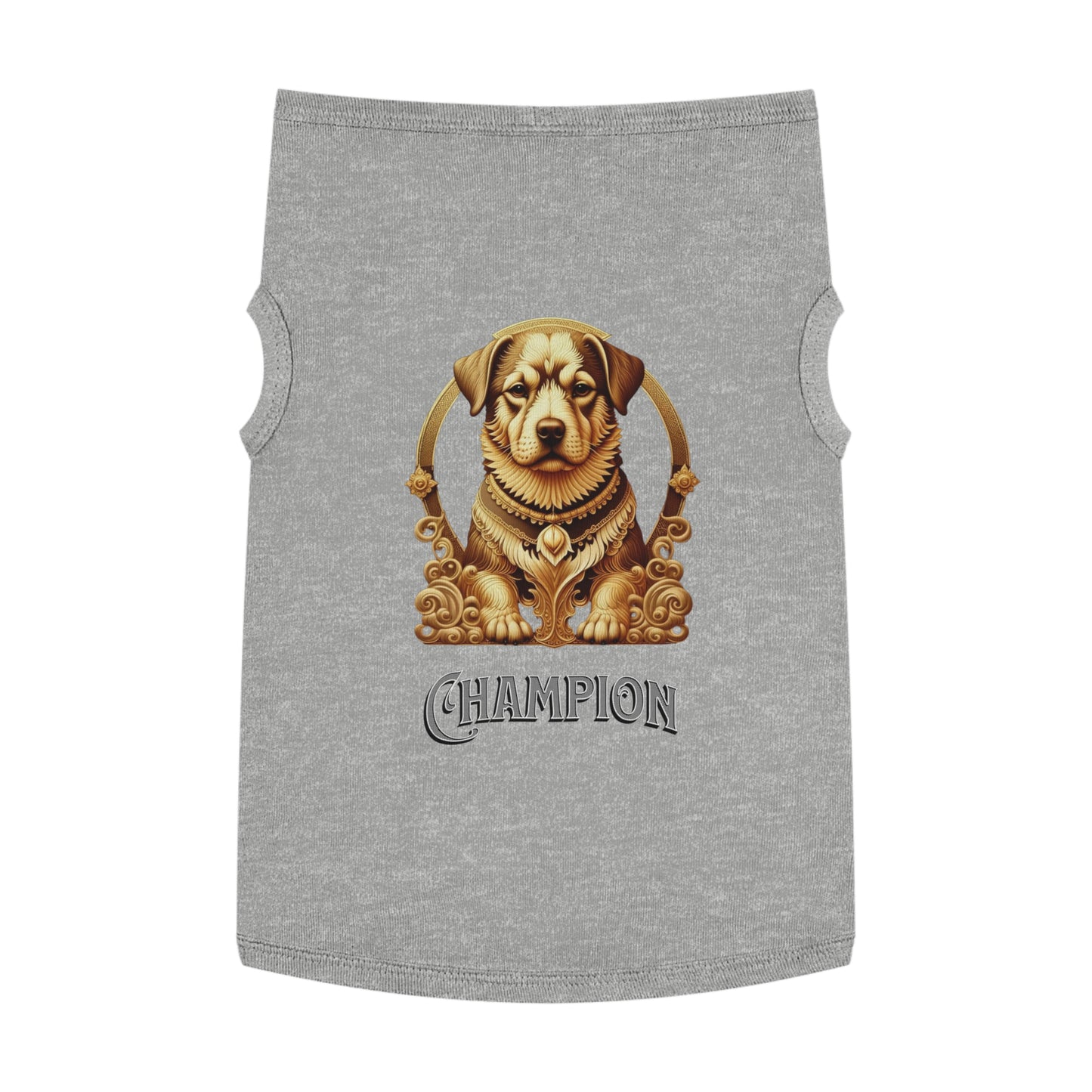 Champion Pet Tank Top for Dogs, Stylish Dog Apparel, Pet Summer Wear, Dog Costume, Gift for Dog Lovers