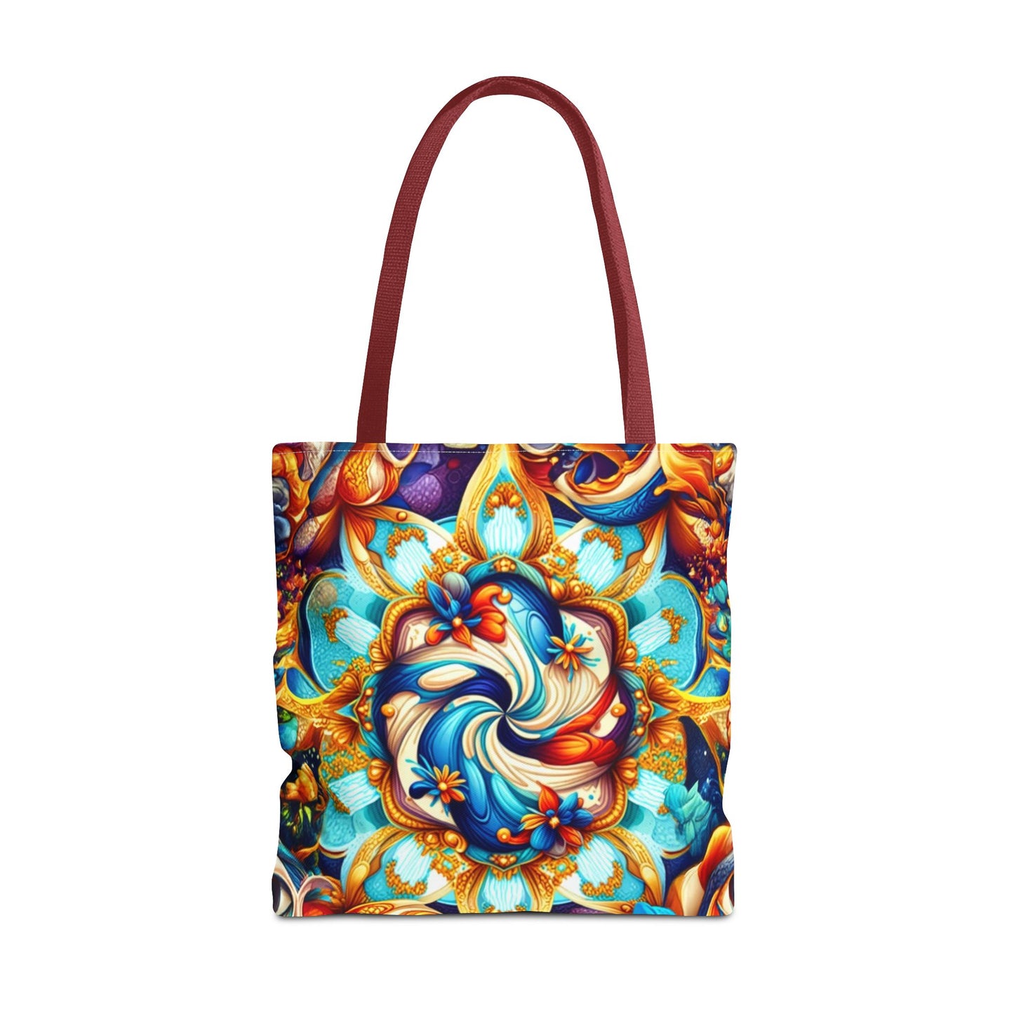 Vibrant Floral Tote Bag – Stylish Reusable Shopping Bag, Boho Beach Tote, Eco-Friendly Gift, Art-Inspired Carry-All
