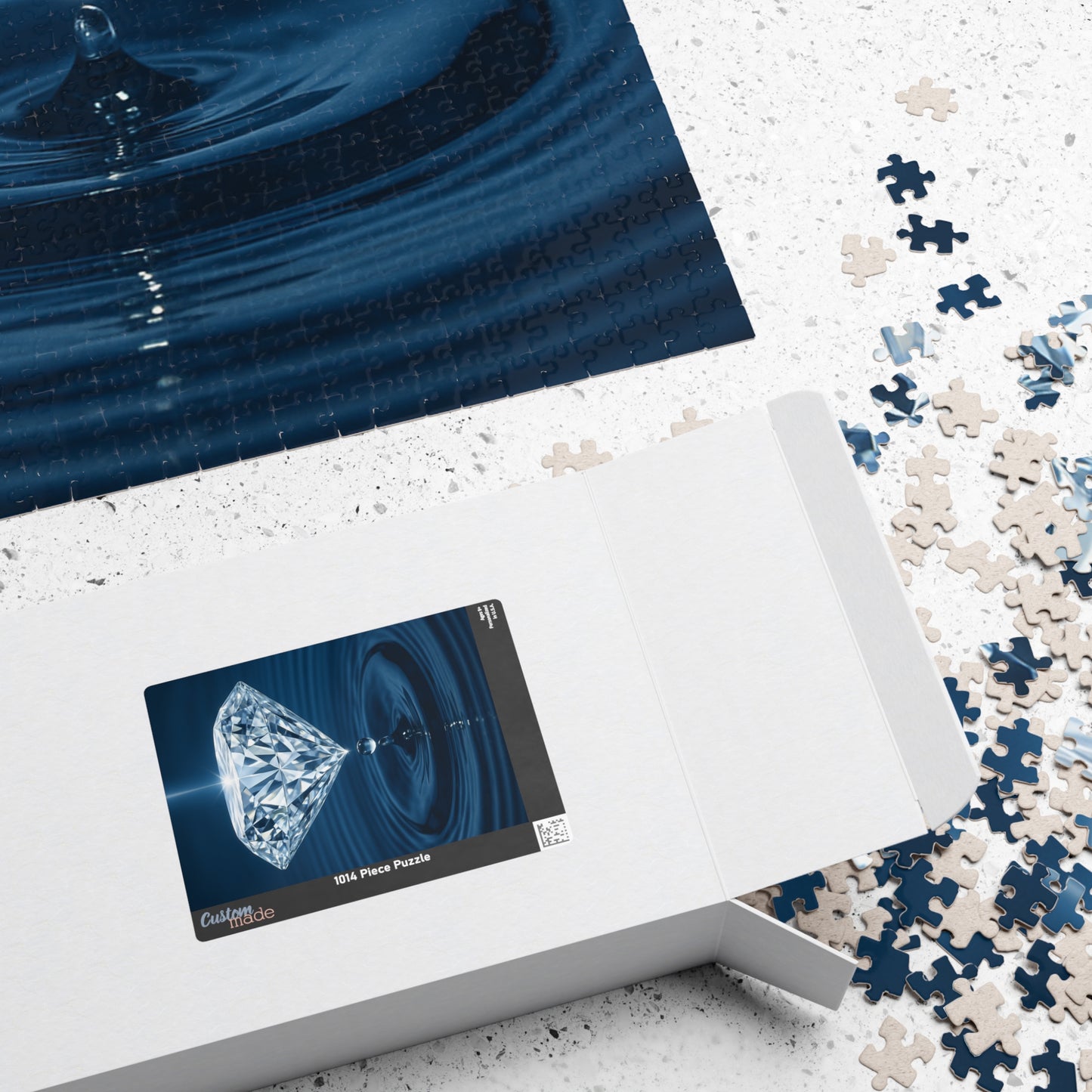 Sparkling Diamond Puzzle - 110 to 1014 Pieces, Perfect Gift for Family, Game Night, Collectors, Home Decor, Stress Relief