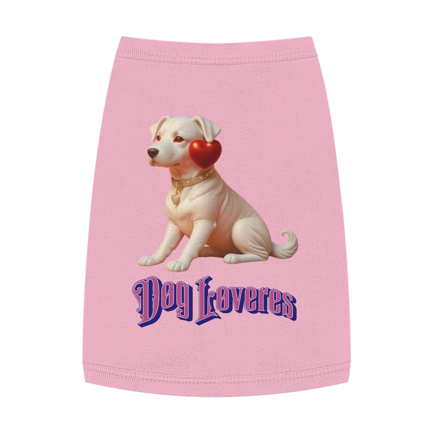 Cute Pet Tank Top for Dog Lovers, Dog Apparel, Valentine's Day Gift, Puppy Fashion, Pet Outfit, Dog Tank
