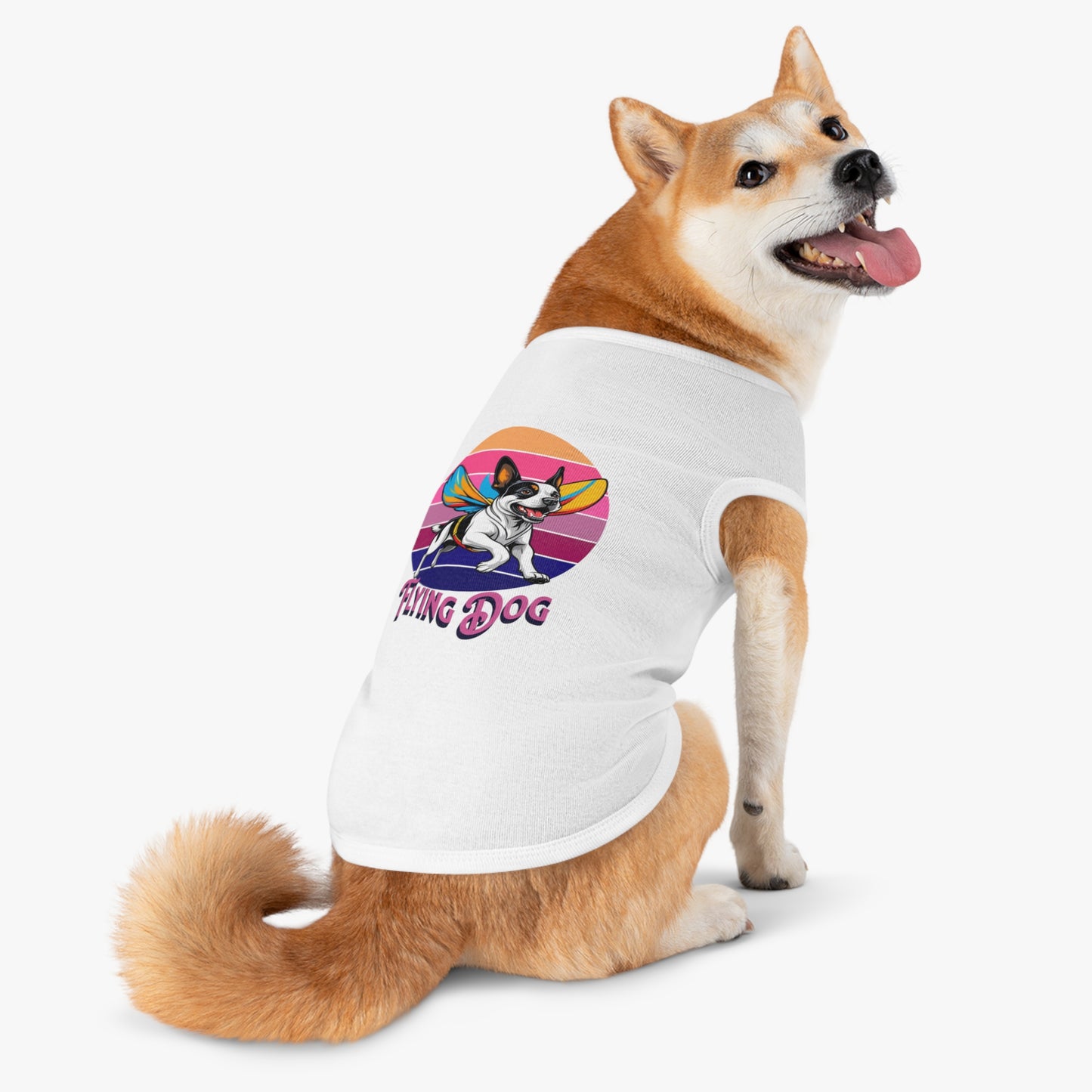 Fly High Pet Tank Top Dogs, Summer Dog Apparel, Cute Dog Shirt, Pet Gift for Dog Lovers, Perfect for Dog Parties