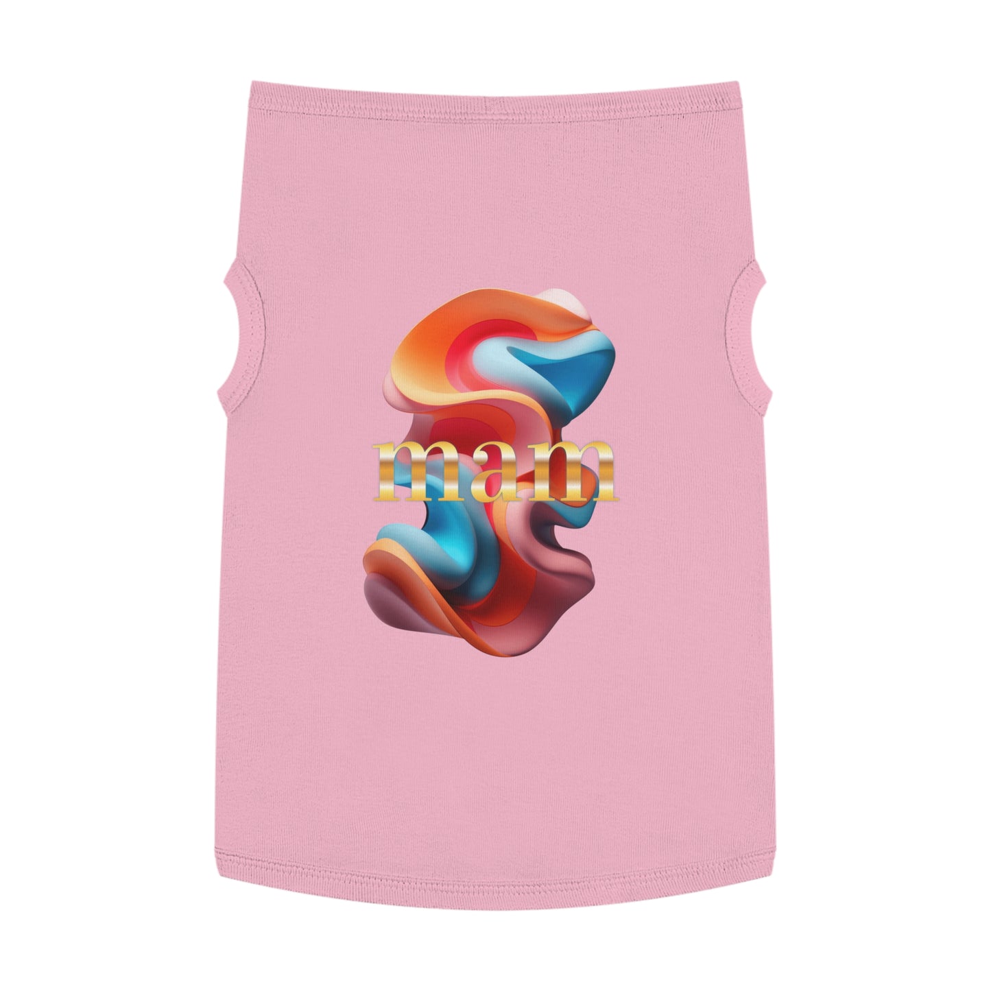 Colorful Pet Tank Top for Summer Fun, Pet Apparel, Dog Fashion, Cute Dog Clothes, Gifts for Pet Lovers
