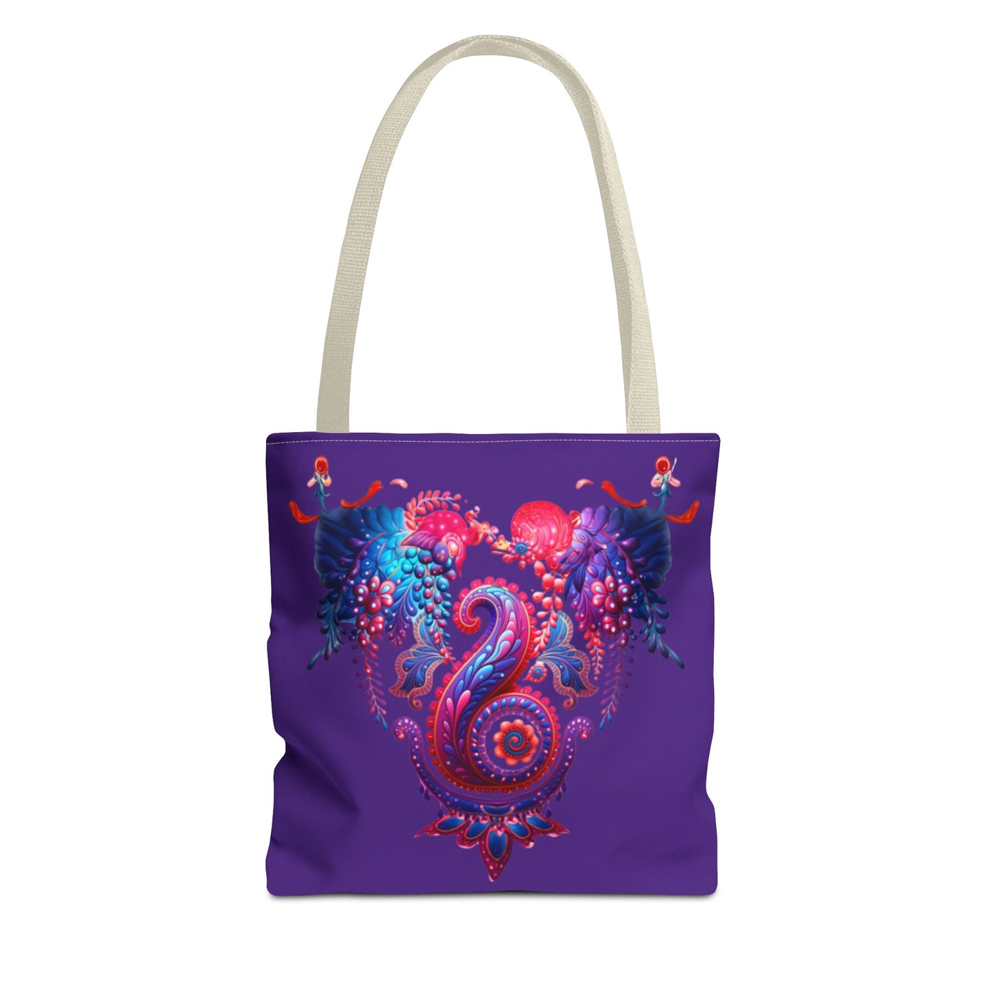 Vibrant Bohemian Tote Bag, Colorful Shopping Bag, Artistic Beach Tote, Eco-Friendly Canvas Bag, Gifts for Art Lovers, Festival Essential