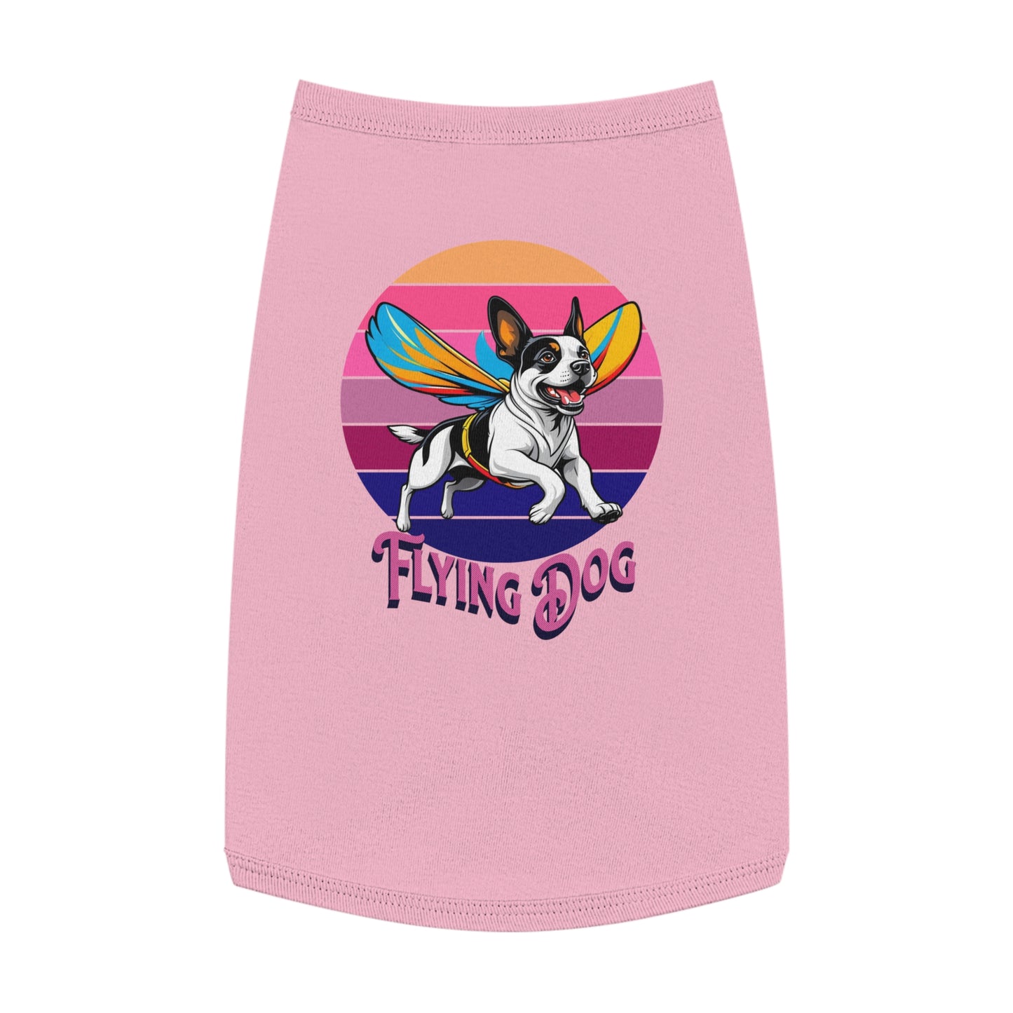 Fly High Pet Tank Top Dogs, Summer Dog Apparel, Cute Dog Shirt, Pet Gift for Dog Lovers, Perfect for Dog Parties