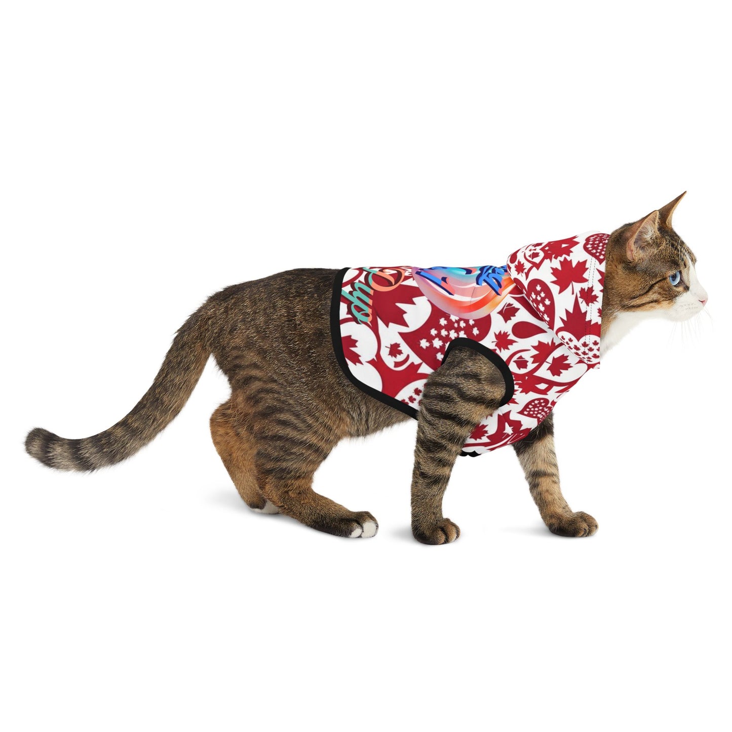 Maple Leaf Pet Hoodie - Cozy Canine Wear, Dog Hoodie, Canada Day Outfit, Seasonal Pet Apparel, Maple Pup Style, Cute Dog Fashion