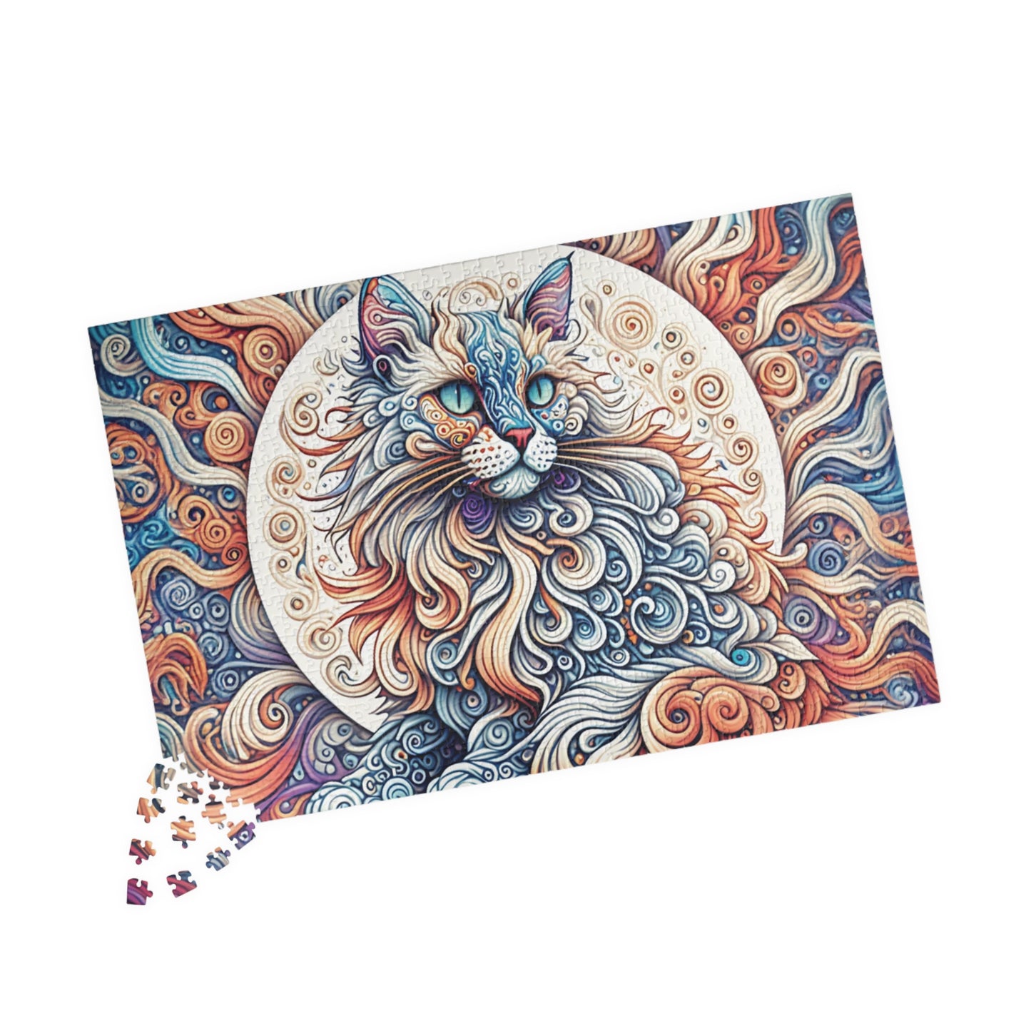 Puzzle Cat Therapy