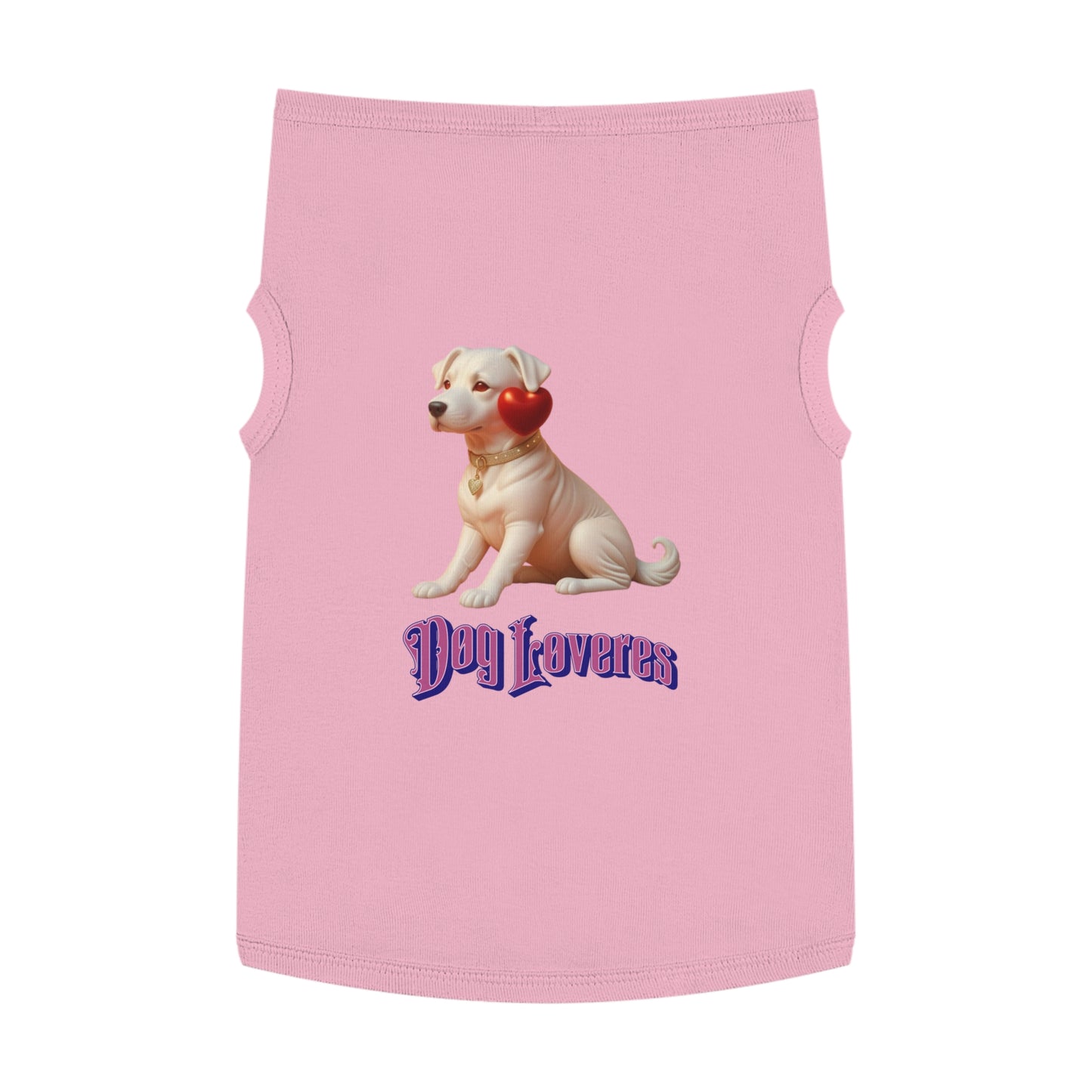 Cute Pet Tank Top for Dog Lovers, Dog Apparel, Valentine's Day Gift, Puppy Fashion, Pet Outfit, Dog Tank