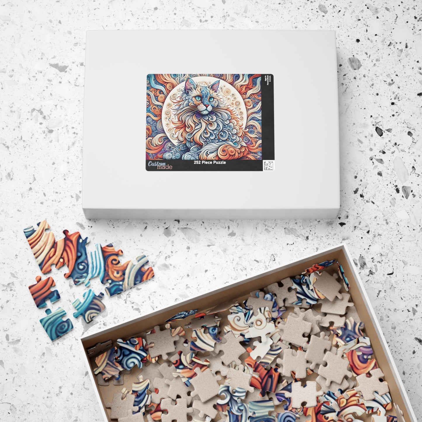 Puzzle Cat Therapy
