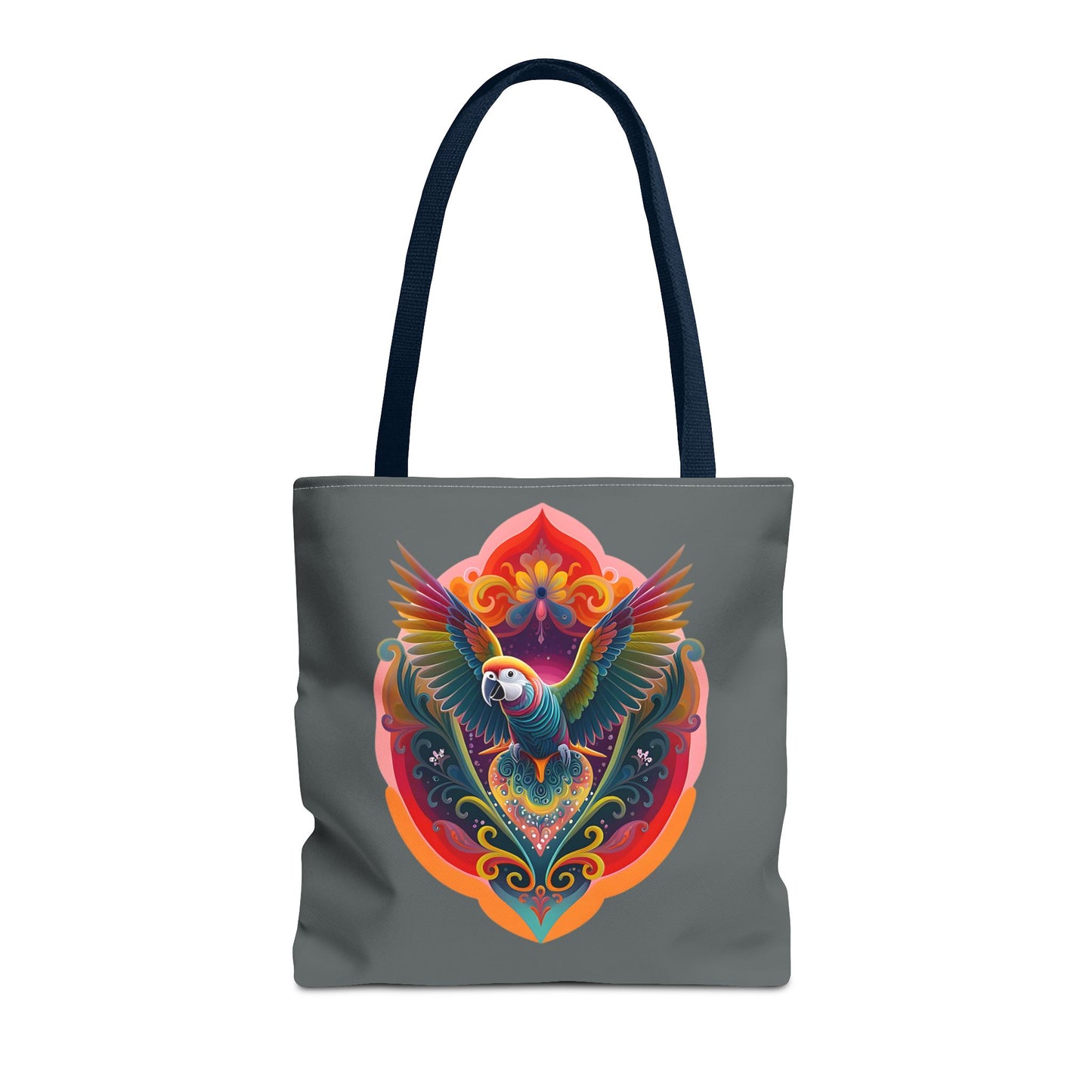 Colorful Parrot Tote Bag | Eco-Friendly Shopping Bag, Beach Tote, Art Print Bag, Gift for Bird Lovers, Fun Everyday Use