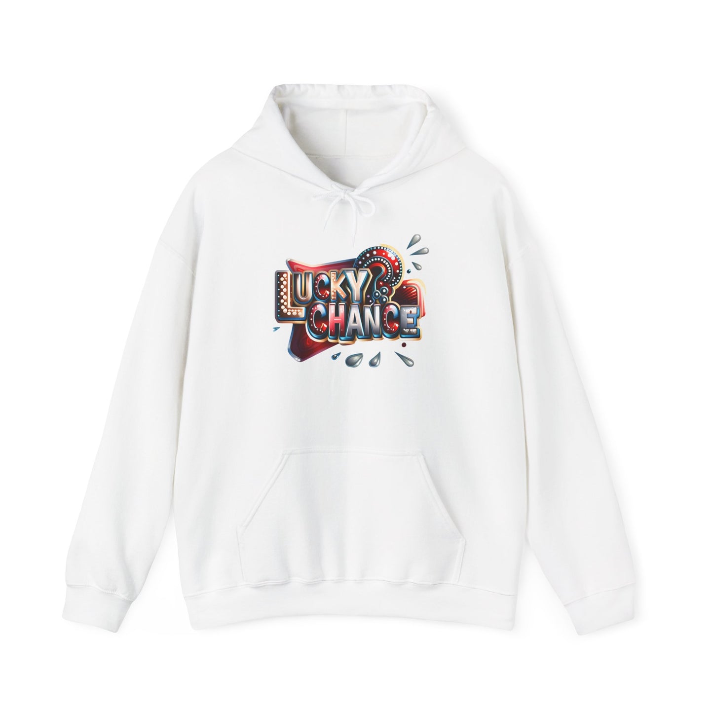 Lucky Chance Hooded Sweatshirt | Cozy Comfort, Unisex Hoodie, Perfect for Casual Outings, Great Gift for Birthdays, Lucky Charm Apparel