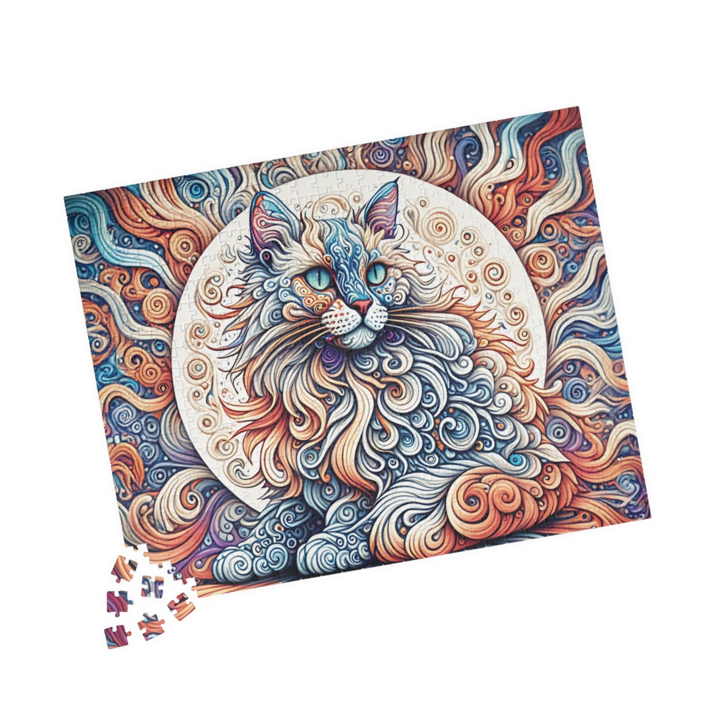 Puzzle Cat Therapy