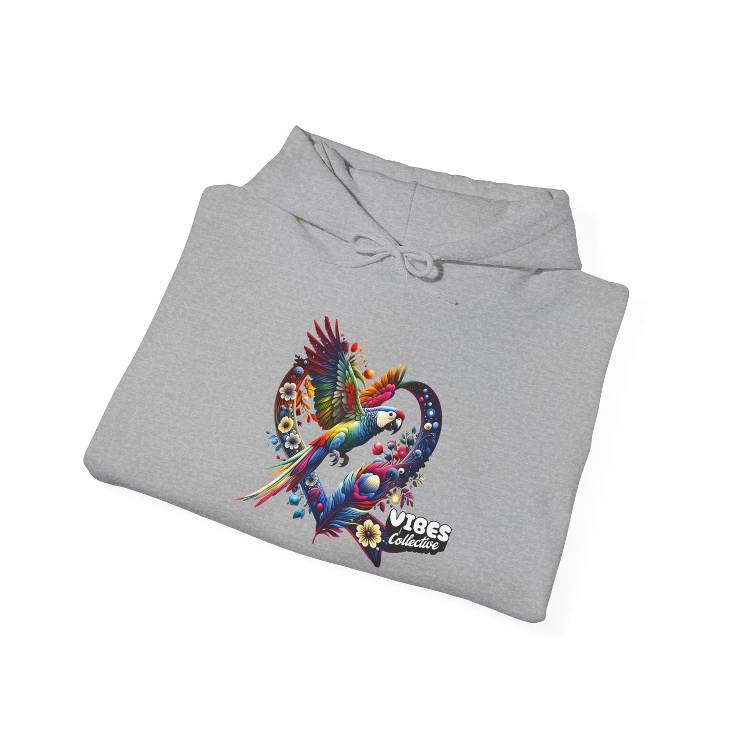 Colorful Heart Design Unisex Hoodie, Cozy Sweatshirt for Everyday Wear, Gift for Him/Her, Perfect for Valentine's Day, Casual Layering