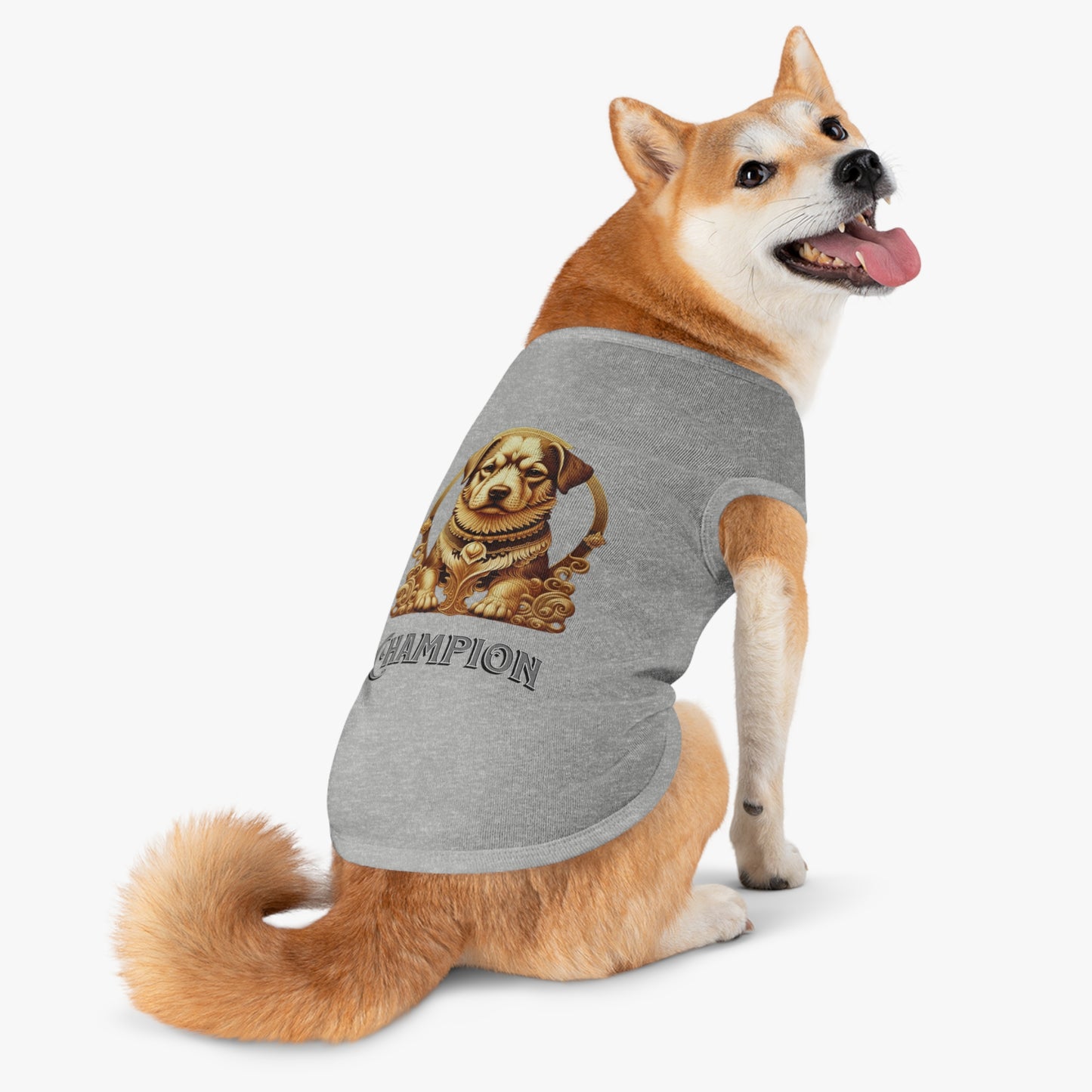 Champion Pet Tank Top for Dogs, Stylish Dog Apparel, Pet Summer Wear, Dog Costume, Gift for Dog Lovers