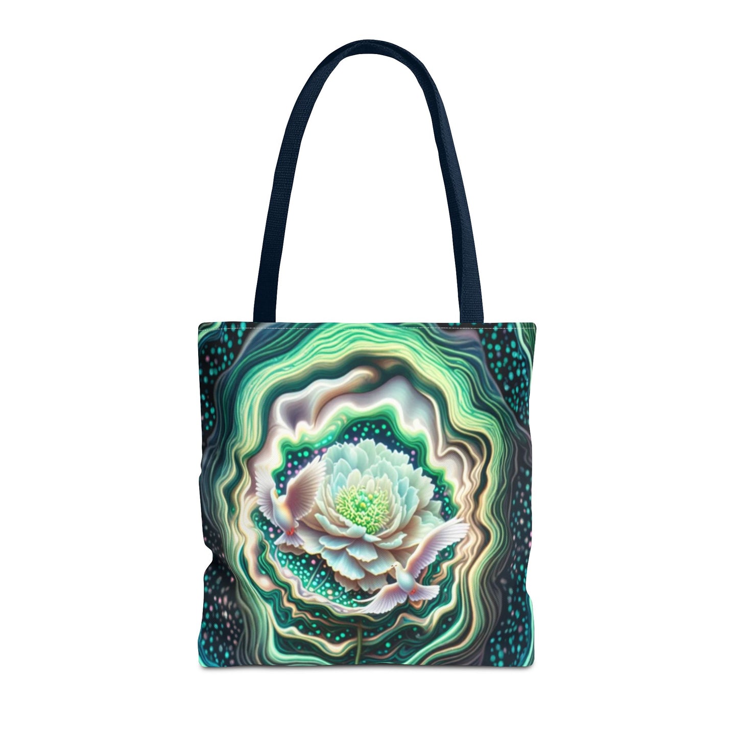 Floral Pattern Tote Bag, Eco-Friendly Shopping Bag, Art Tote, Gift for Mom, Beach Bag, Boho Flower Bag