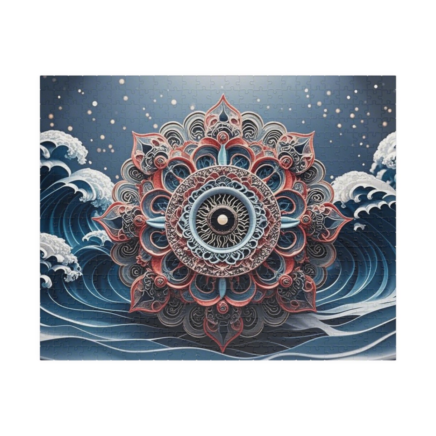 Intricate Mandala Puzzle, Meditation Art Puzzle, Relaxing Activity, Mindfulness Gift, Family Game Night, Home Decor Puzzle