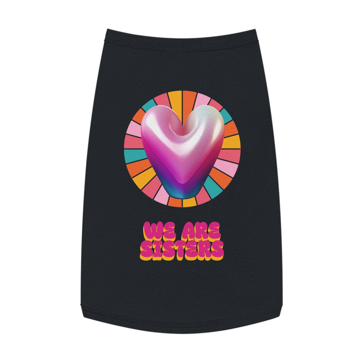 Joyful Pet Tank Top | We Are Sisters | Fun Dog Apparel, Summer Pet Wear, Cute Pet Gifts, Pet Fashion
