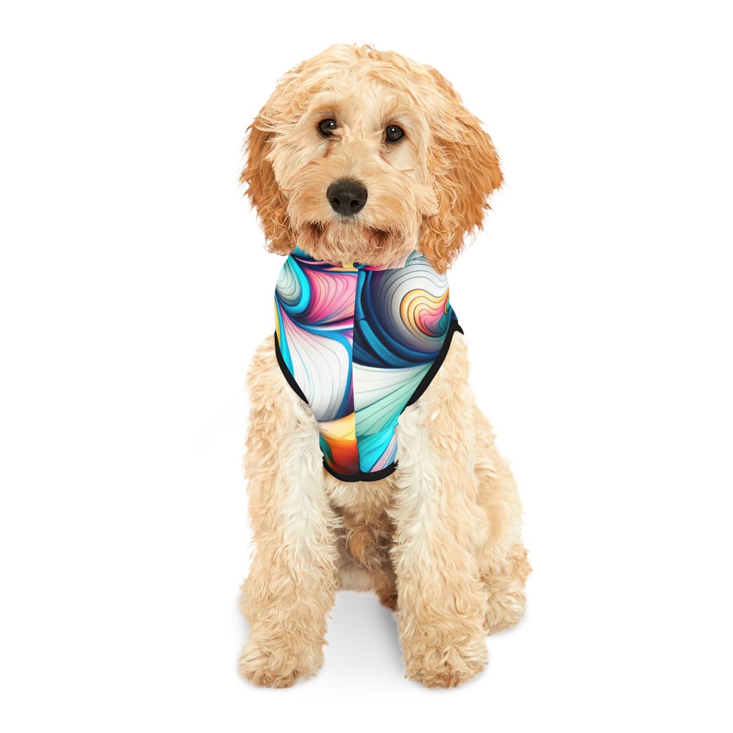 Vibrant Pet Hoodie Dogs and Cats, Cozy Furry Fashion, Perfect Gift for Pet Lovers, Unique Design for Holidays