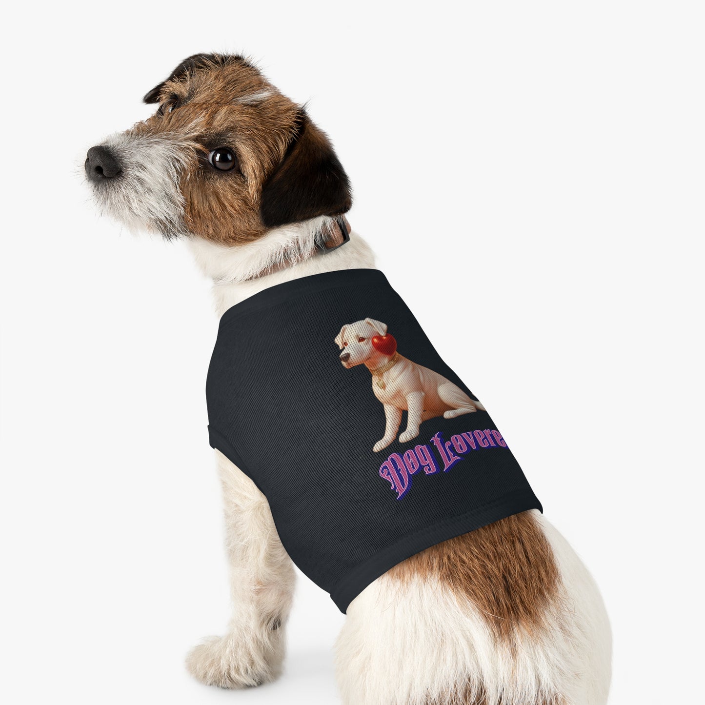 Cute Pet Tank Top for Dog Lovers, Dog Apparel, Valentine's Day Gift, Puppy Fashion, Pet Outfit, Dog Tank