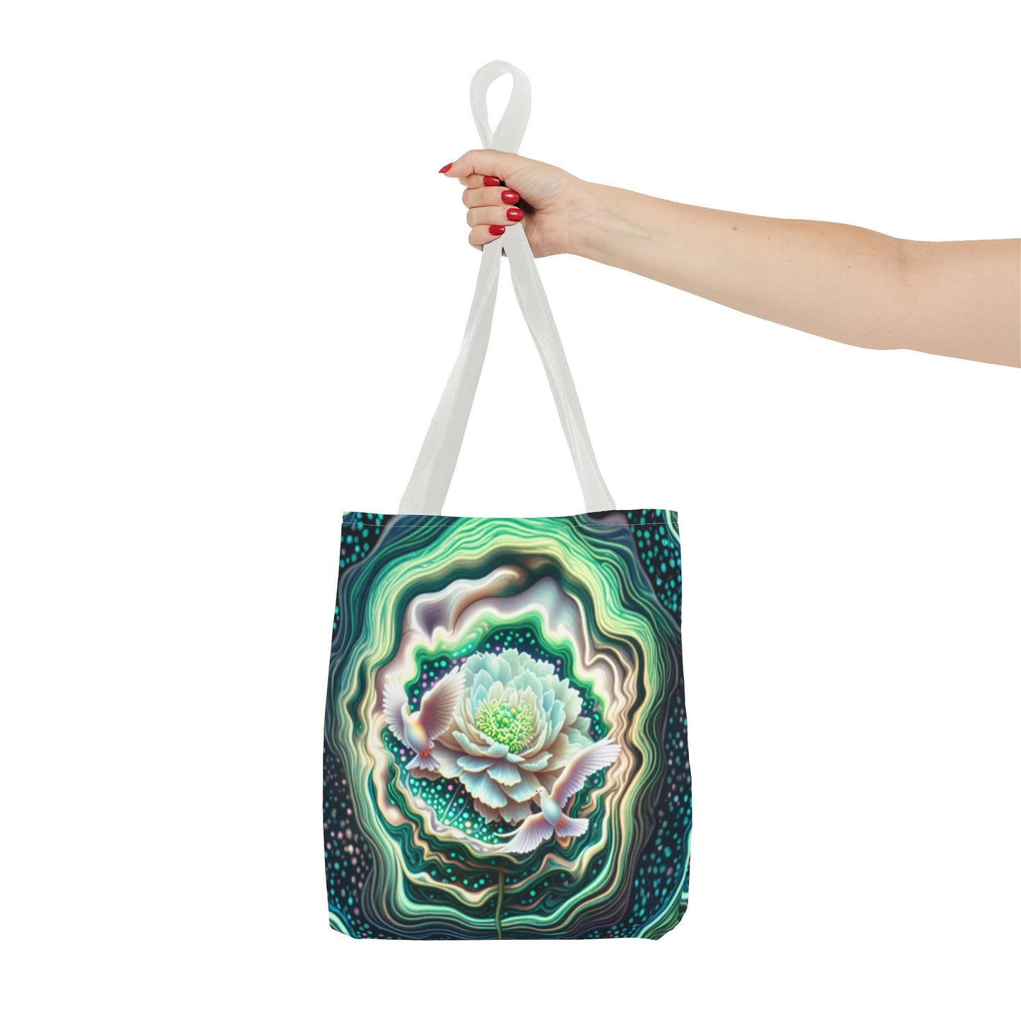 Floral Pattern Tote Bag, Eco-Friendly Shopping Bag, Art Tote, Gift for Mom, Beach Bag, Boho Flower Bag
