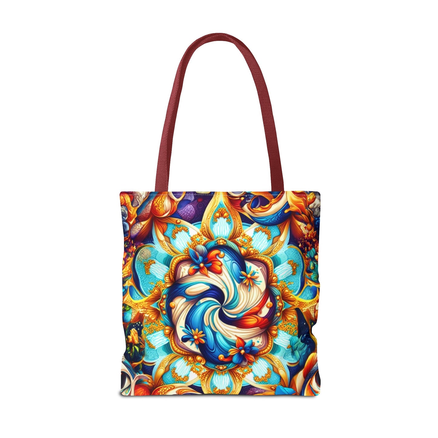 Vibrant Floral Tote Bag – Stylish Reusable Shopping Bag, Boho Beach Tote, Eco-Friendly Gift, Art-Inspired Carry-All