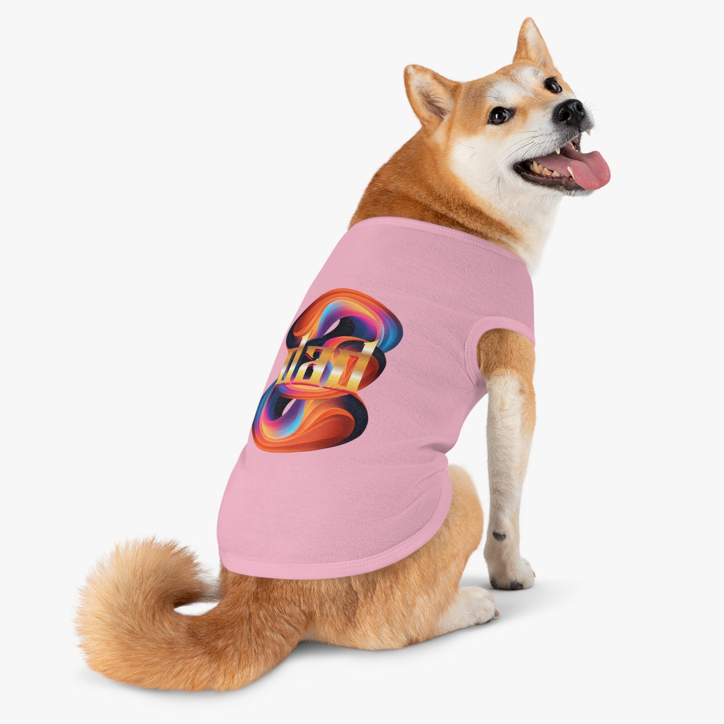 Vibrant Pet Tank Top with Colorful Design, Funny Pet Shirt, Dog Apparel, Cat Clothing, Pet Fashion, Summer Wear