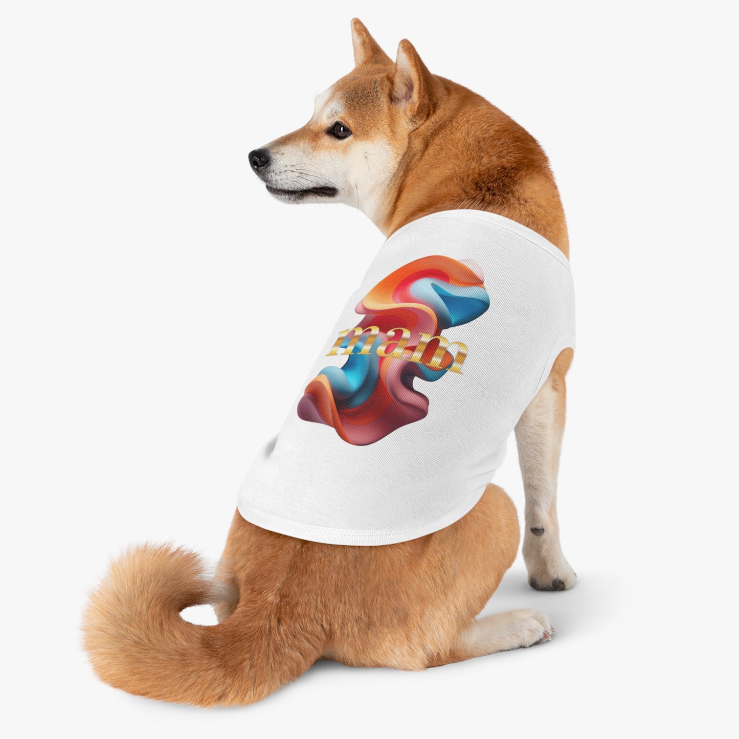 Colorful Pet Tank Top for Summer Fun, Pet Apparel, Dog Fashion, Cute Dog Clothes, Gifts for Pet Lovers