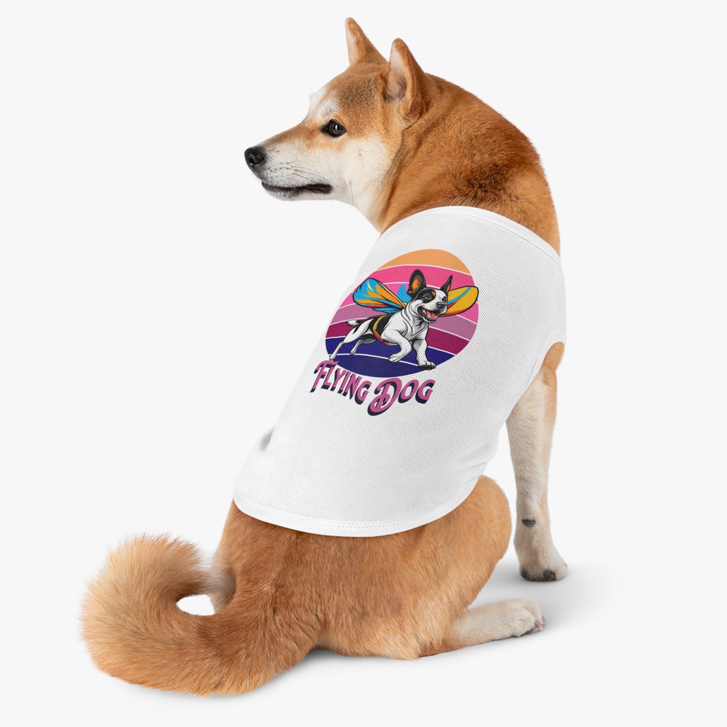 Fly High Pet Tank Top Dogs, Summer Dog Apparel, Cute Dog Shirt, Pet Gift for Dog Lovers, Perfect for Dog Parties