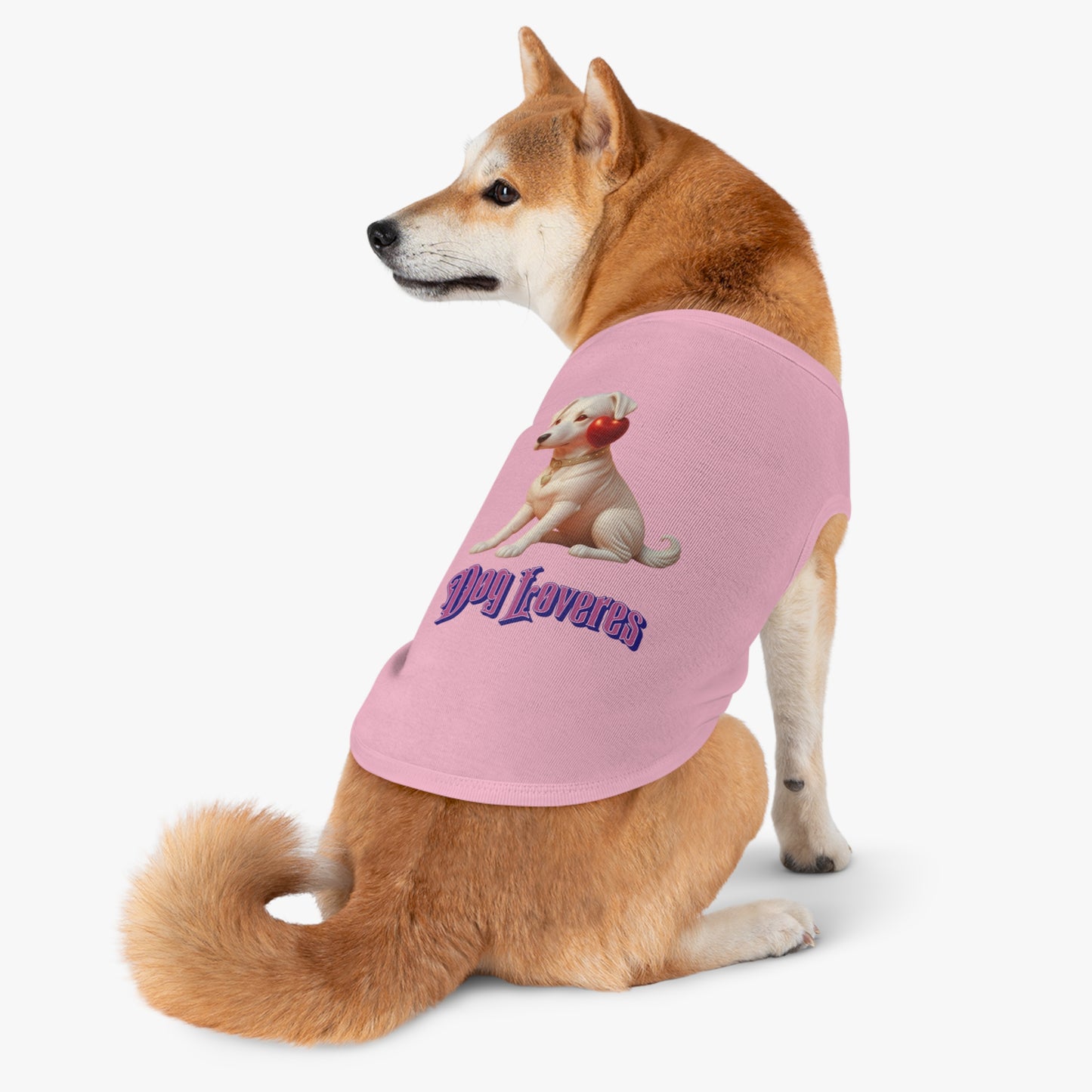 Cute Pet Tank Top for Dog Lovers, Dog Apparel, Valentine's Day Gift, Puppy Fashion, Pet Outfit, Dog Tank