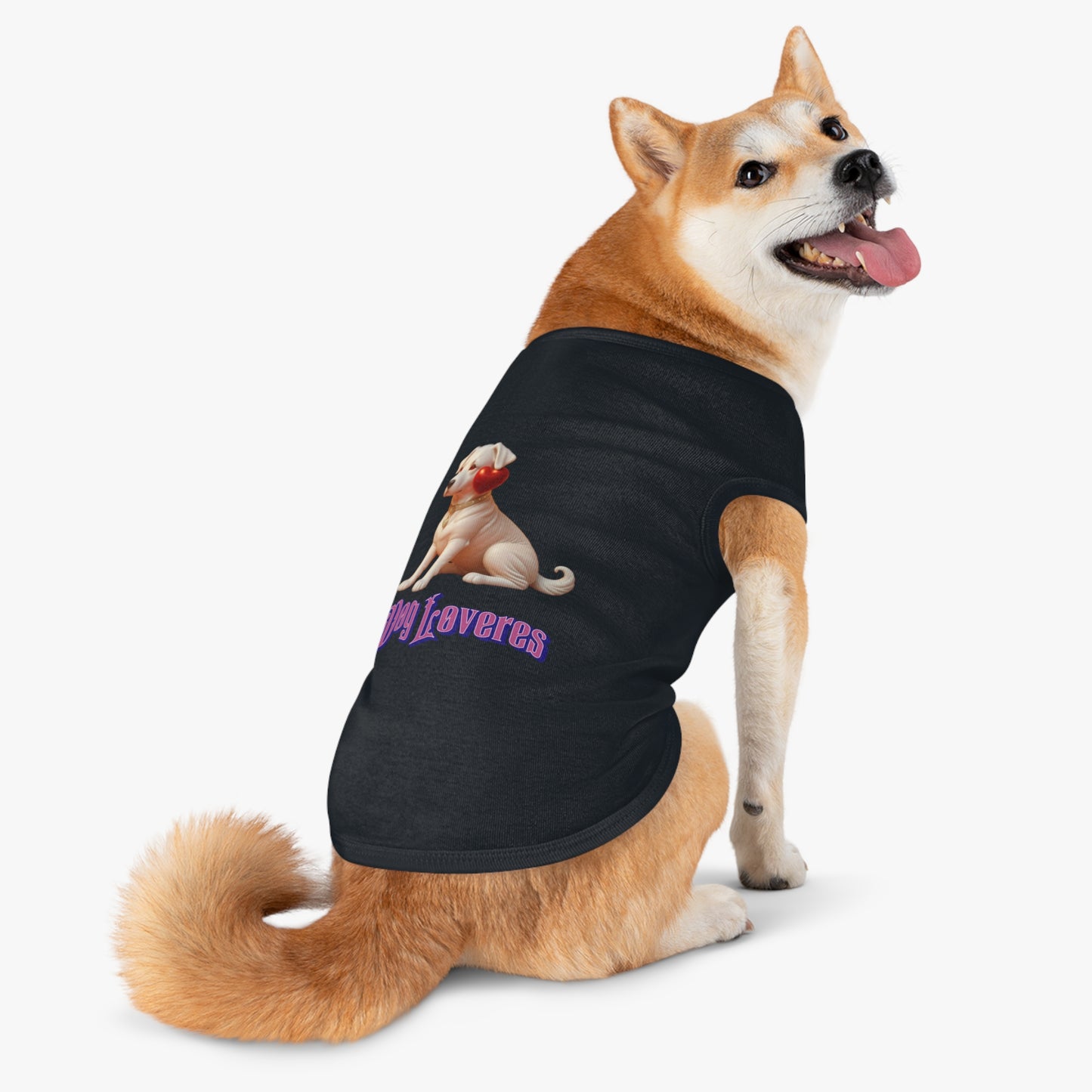 Cute Pet Tank Top for Dog Lovers, Dog Apparel, Valentine's Day Gift, Puppy Fashion, Pet Outfit, Dog Tank