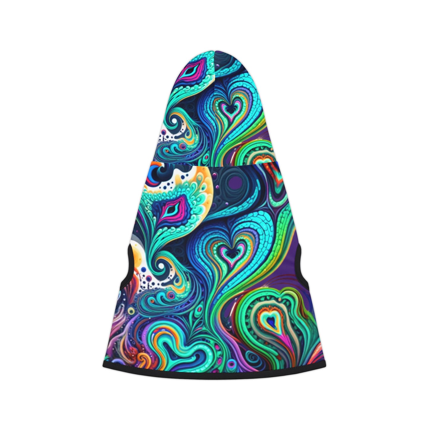Vibrant Pet Hoodie - Stylish Dog Outfit, Colorful Hooded Jacket for Dogs, Pet Apparel for Fall, Unique Pet Clothing Gift, Cozy Pet Wear