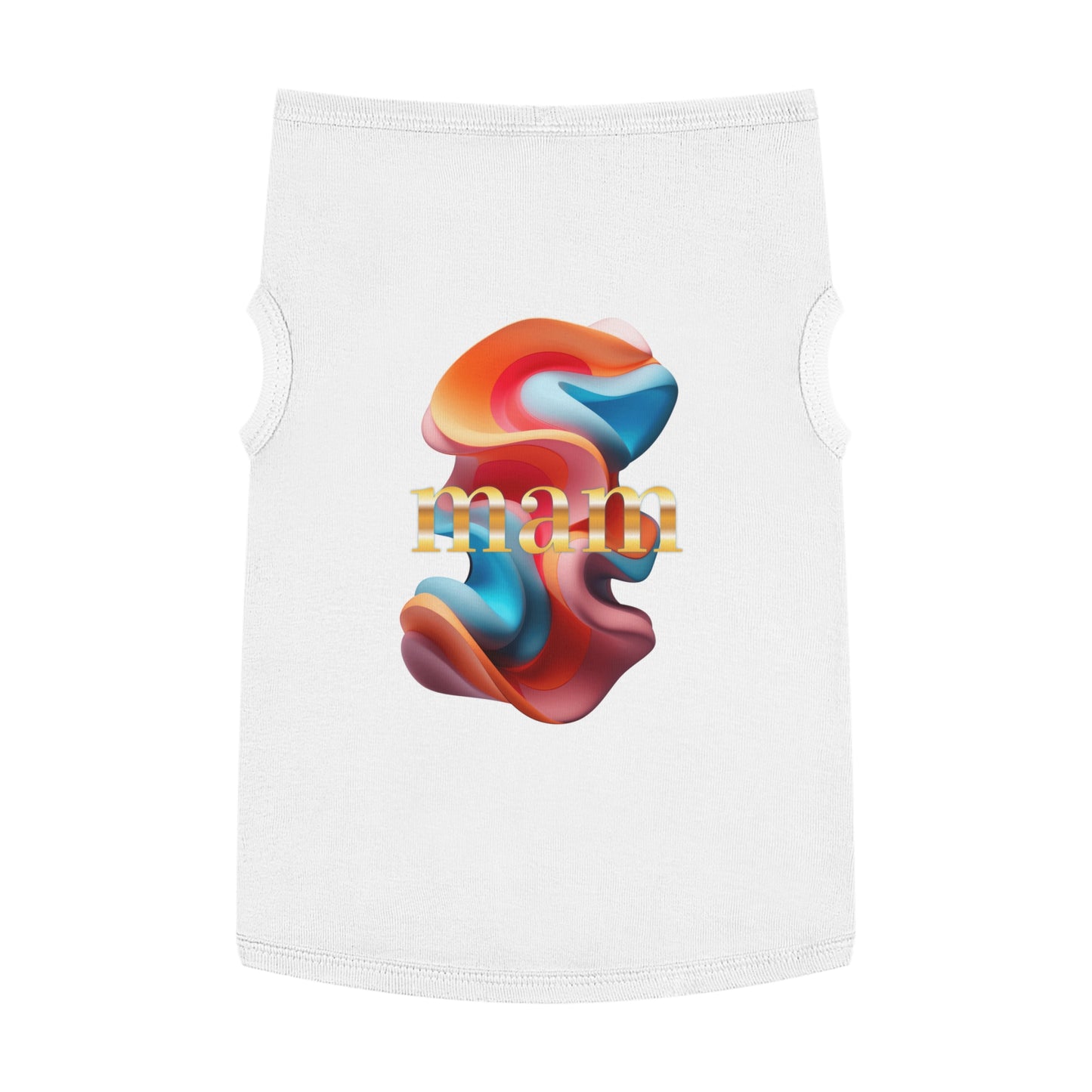 Colorful Pet Tank Top for Summer Fun, Pet Apparel, Dog Fashion, Cute Dog Clothes, Gifts for Pet Lovers