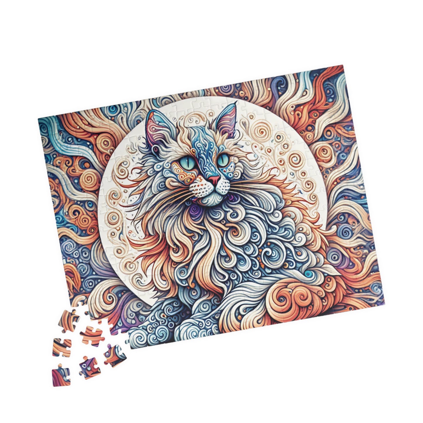 Puzzle Cat Therapy