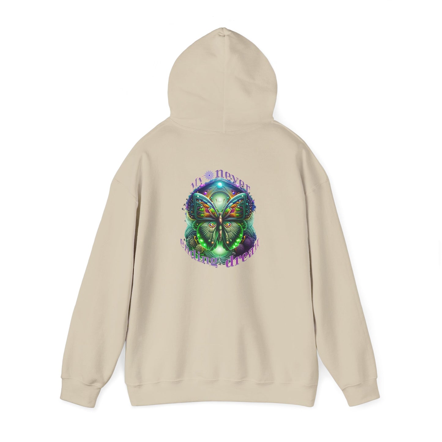 Enchanted Butterfly Hoodie - Cozy Unisex Sweatshirt, Nature Lover Gift, Cool Streetwear, Eco-Friendly Apparel, Festival Wear