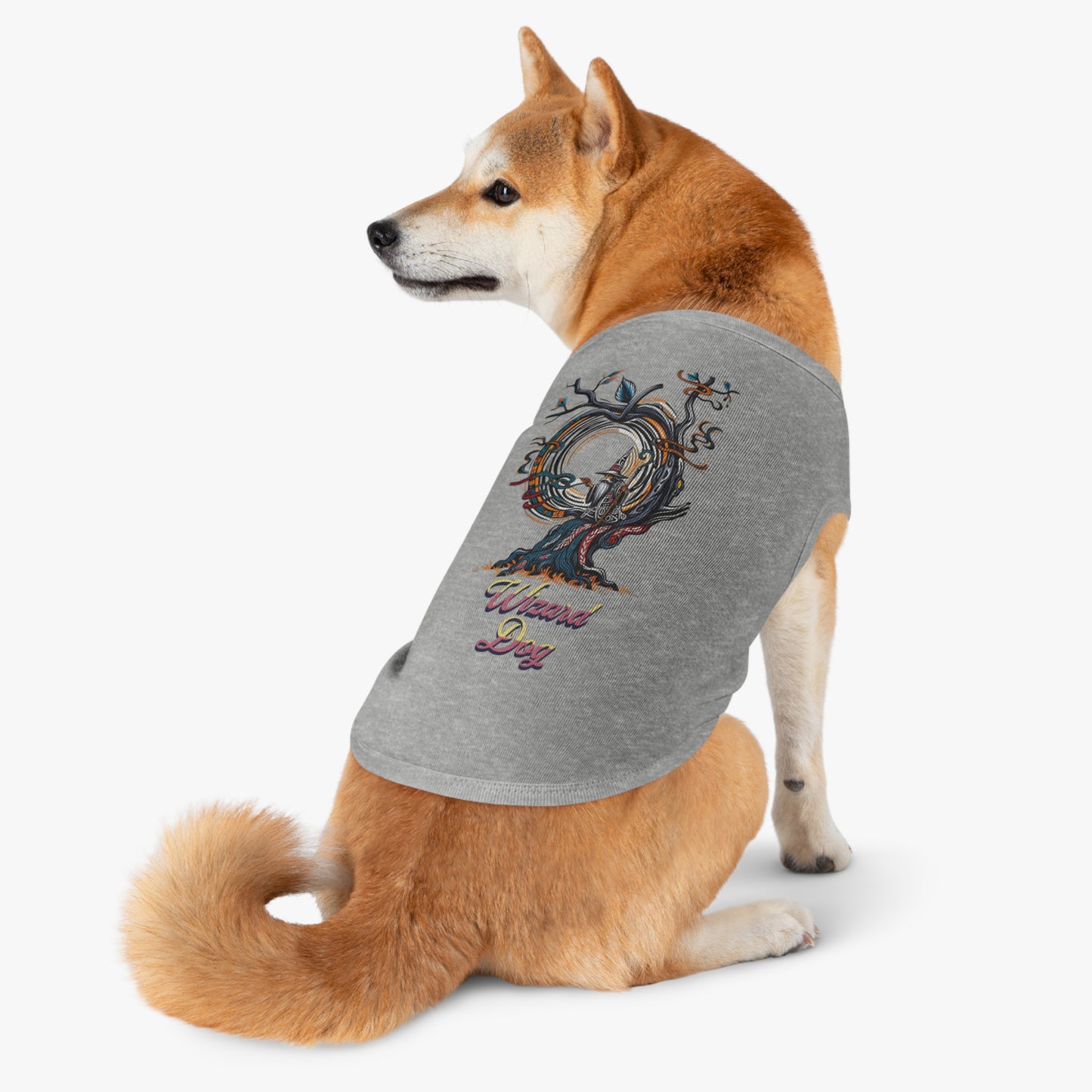Wizard Dog Pet Tank Top, Cute Dog Shirt, Pet Apparel, Adorable Pet Gift, Dog Lover Gift, Halloween Dog Costume
