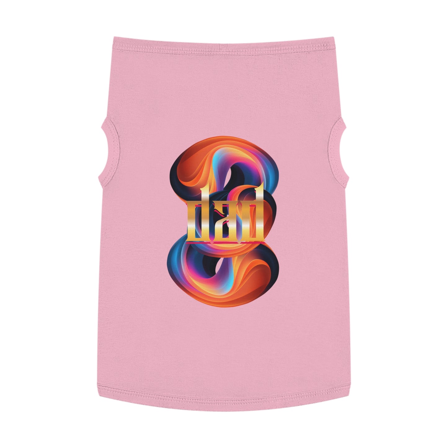 Vibrant Pet Tank Top with Colorful Design, Funny Pet Shirt, Dog Apparel, Cat Clothing, Pet Fashion, Summer Wear