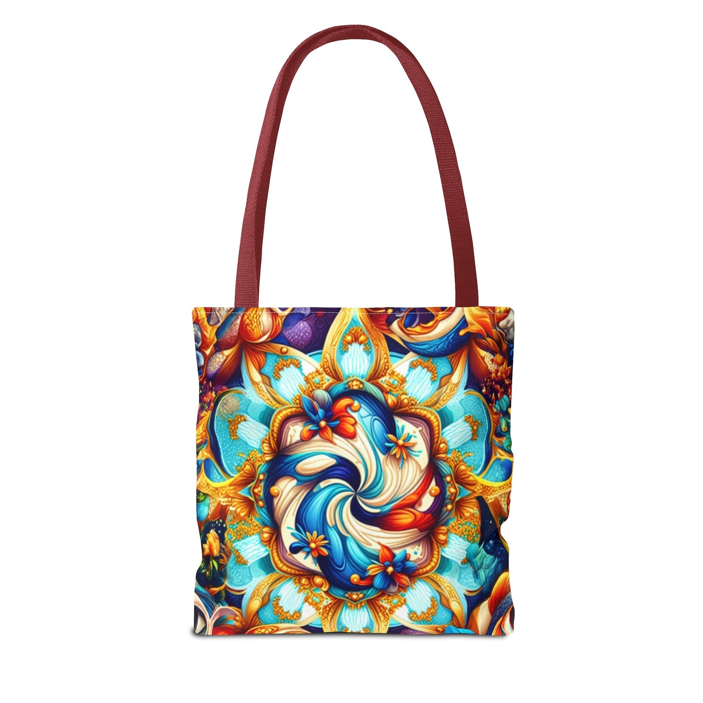 Vibrant Floral Tote Bag – Stylish Reusable Shopping Bag, Boho Beach Tote, Eco-Friendly Gift, Art-Inspired Carry-All