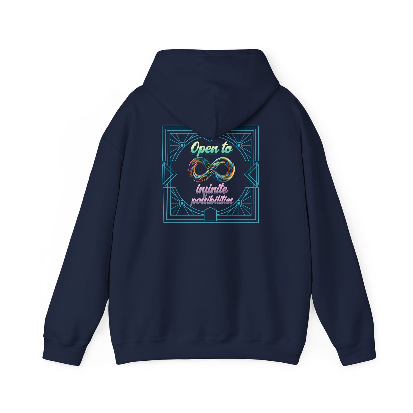 Infinite Possibilities Unisex Heavy Blend Hooded Sweatshirt, Cozy Hoodie, Gift for Her/Him, Casual Wear, Inspirational Sweatshirt